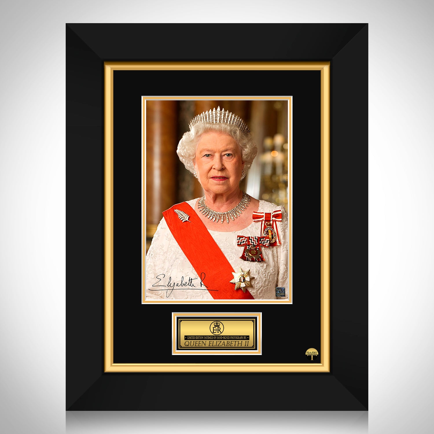 Queen Elizabeth II Memorial Photo Limited Signature Edition Custom ...