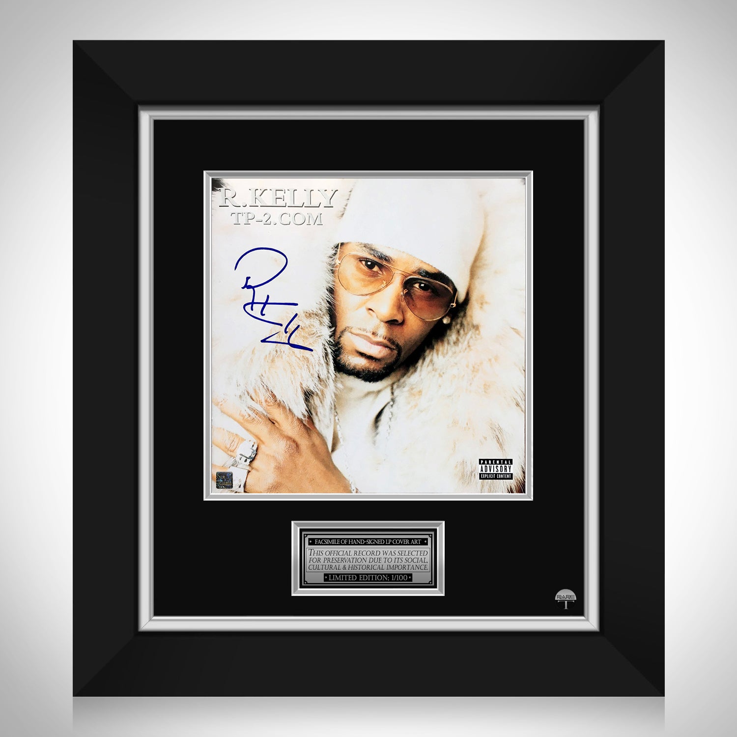 R. Kelly TP-2.com LP Cover Limited Signature Edition Custom Frame