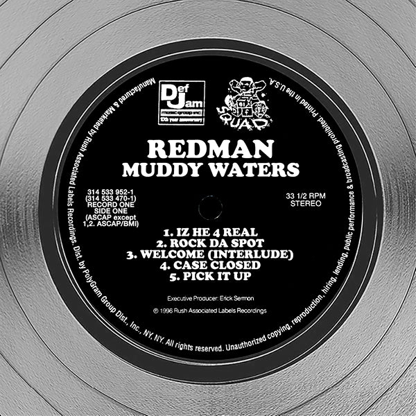 Redman - Muddy Waters Platinum LP Limited Signature Edition Custom