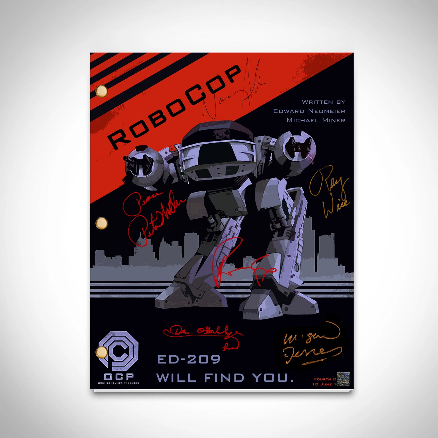 RoboCop (1987) Script Limited Signature Edition | RARE-T