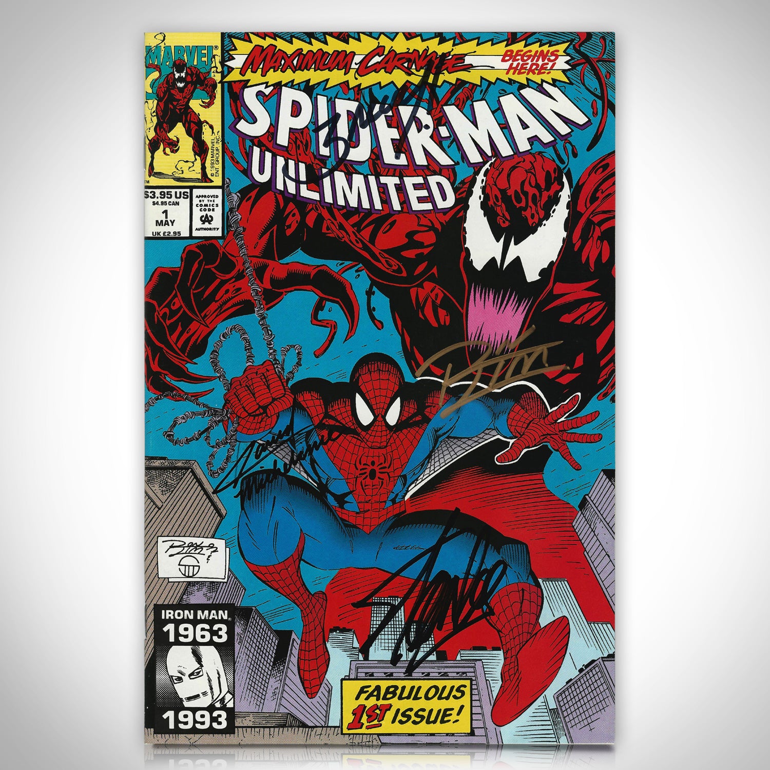 Spider-Man Unlimited buy #1 - Key & Start of Maximum Carnage! CBCS 9.8 - New Slab!