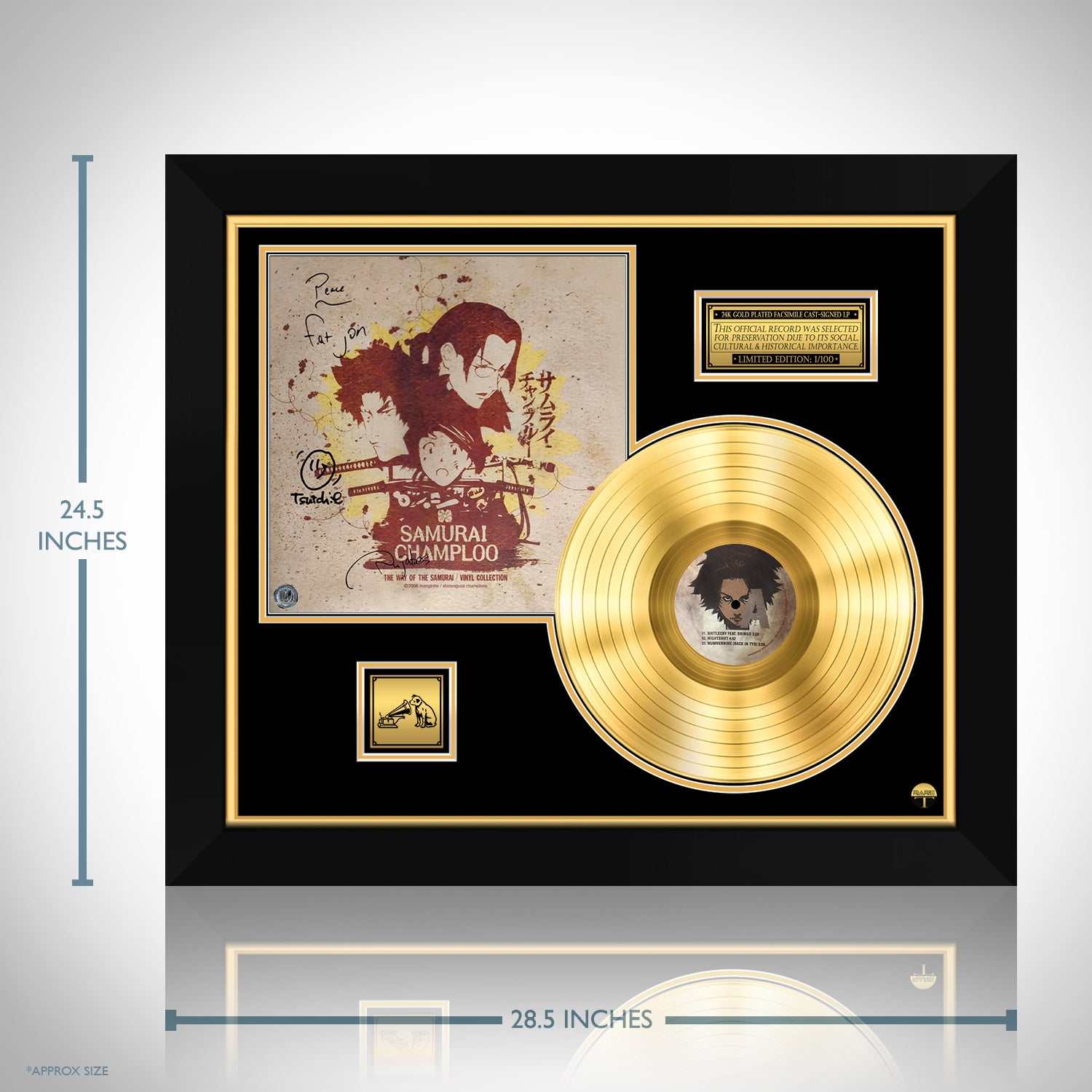 Samurai Champloo The Way of the Samurai Gold LP Limited 