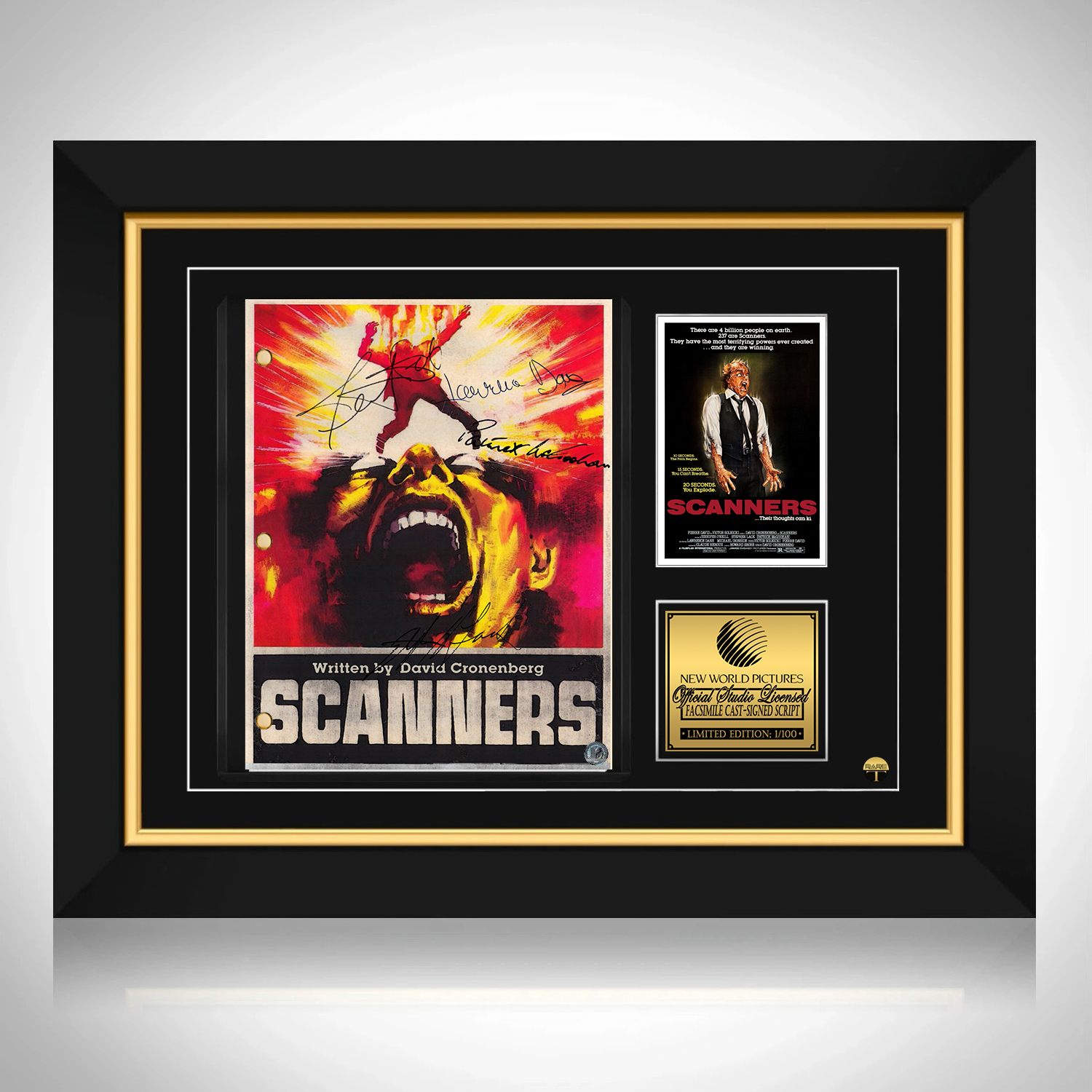 Scanners Script Limited Signature Edition Custom frame | RARE-T