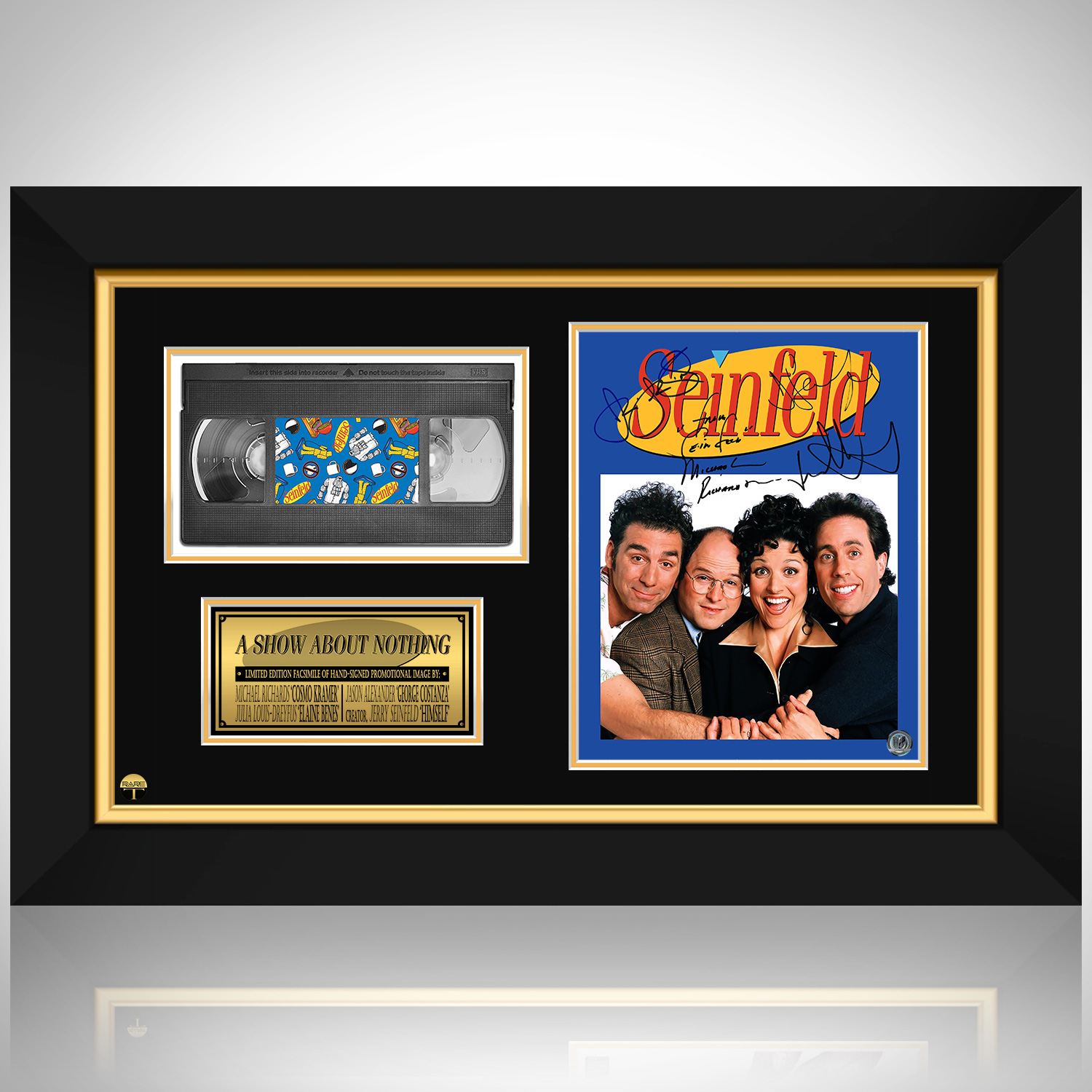 Seinfeld Photo And Vhs Limited Signature Edition Custom Frame Rare T