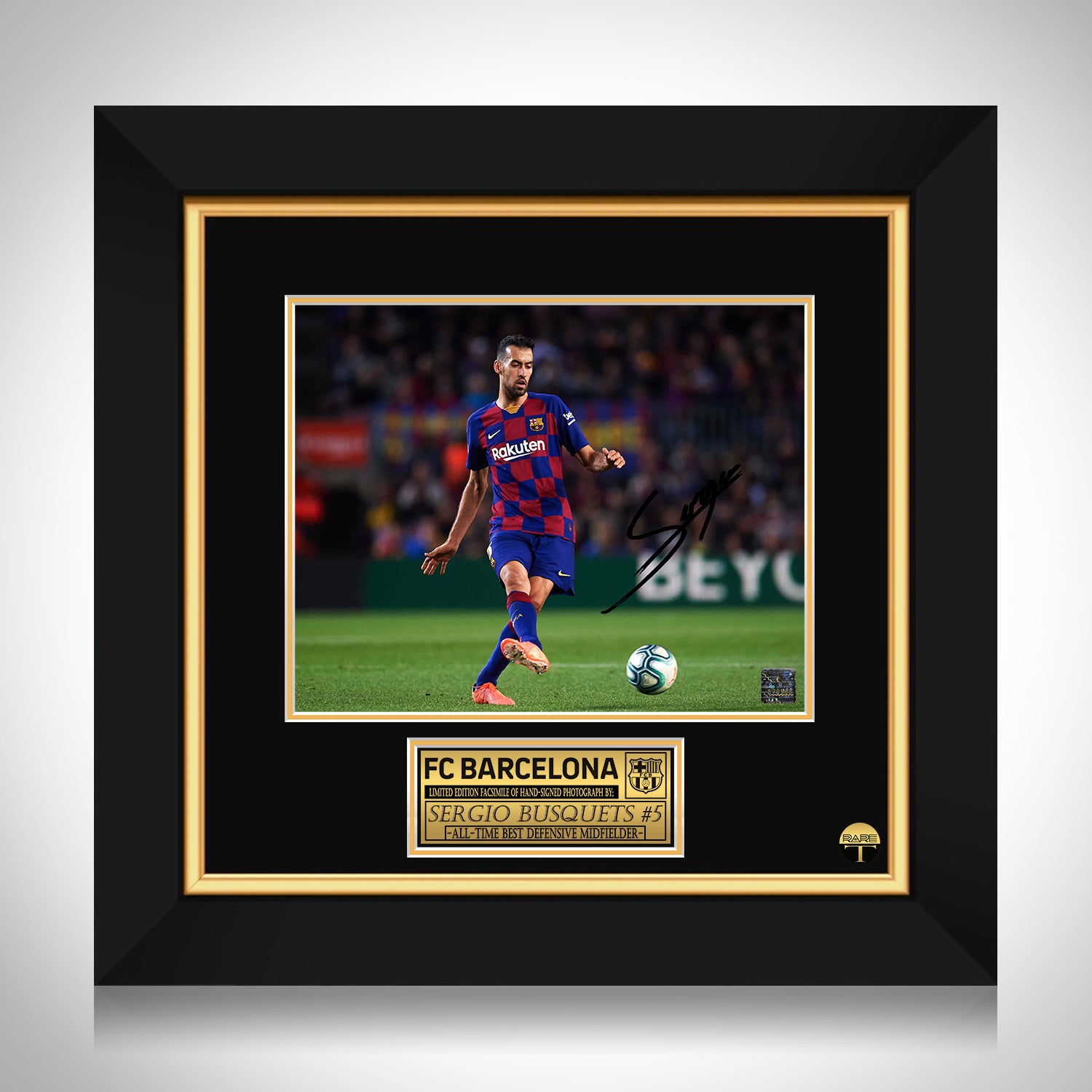 FC Barcelona Sergio Busquets Photo Limited Signature Edition Custom ...