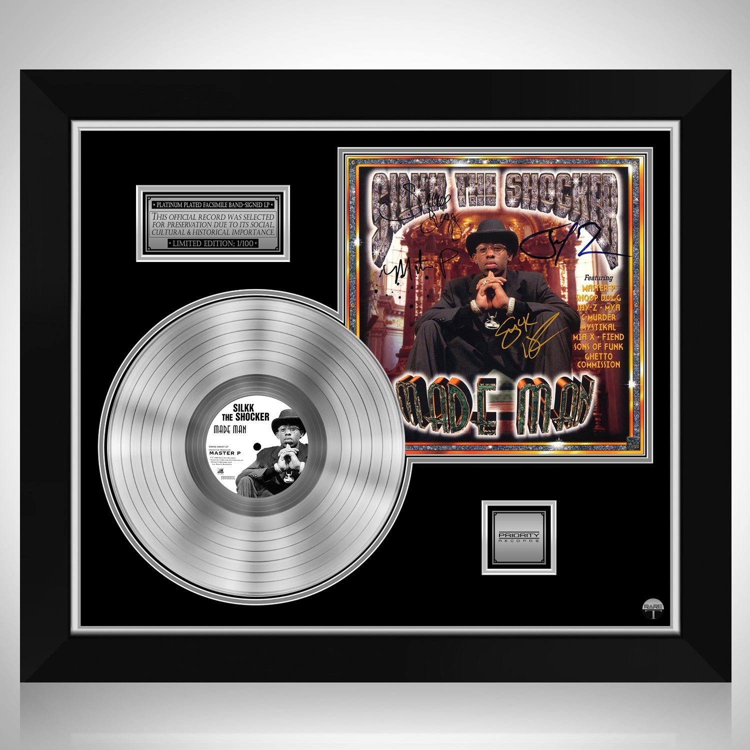 Silkk The Shocker - Made Man Platinum LP Limited Signature Edition