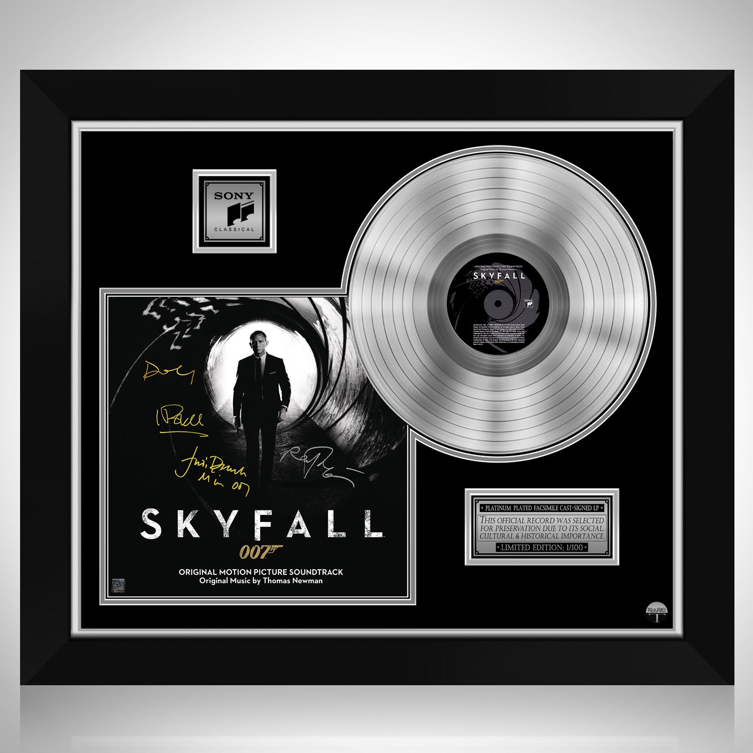 Skyfall 007 - Soundtrack Platinum LP Limited Signature Edition 