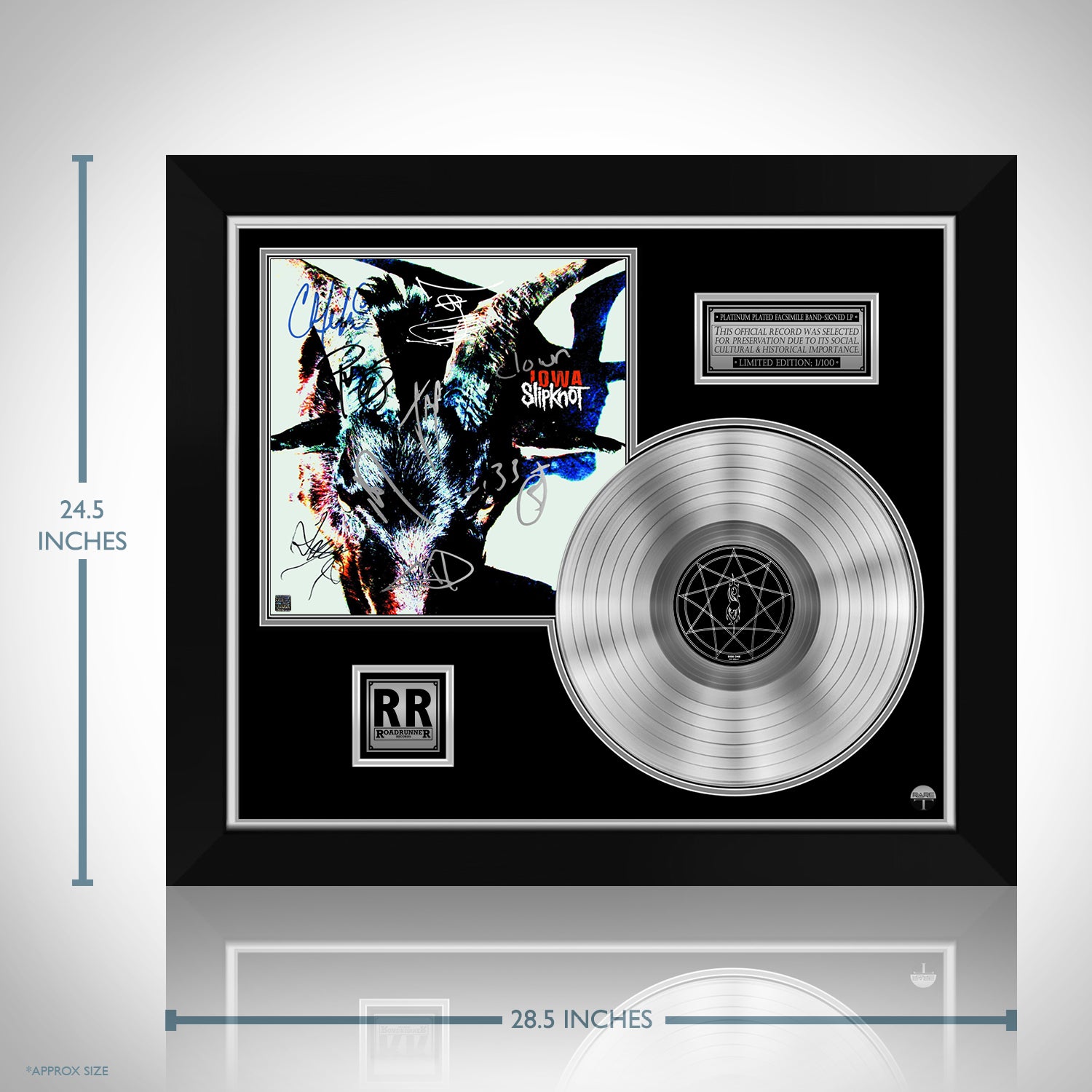 Slipknot - IOWA Platinum LP Limited Signature Edition Custom Frame 