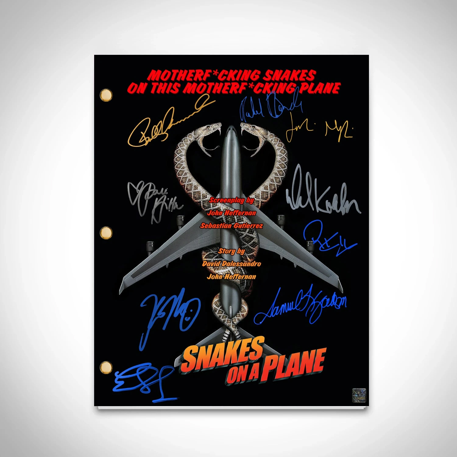 Snakes On A Plane Transcript Limited Signature Edition | RARE-T