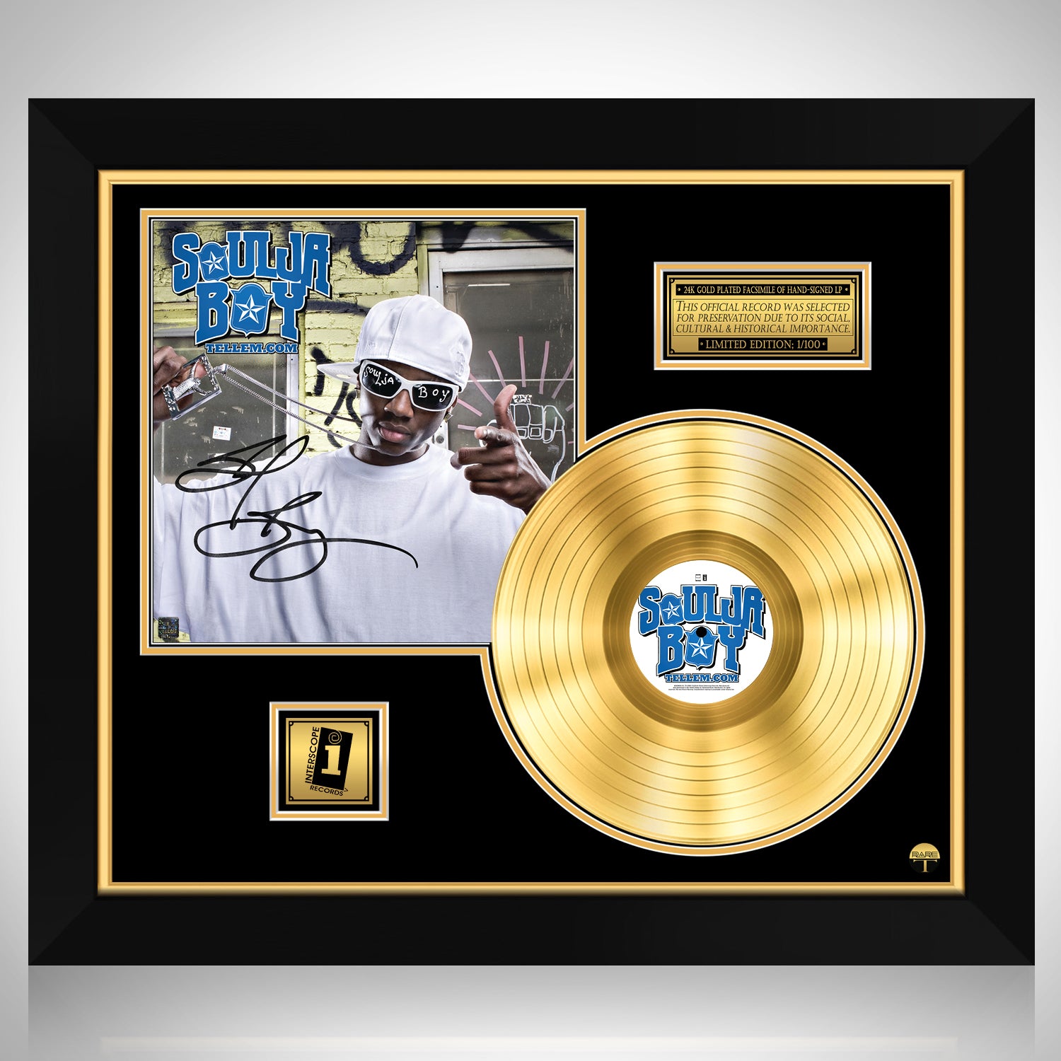 Soulja Boy - souljaboytellem.com Gold LP Limited Signature Edition