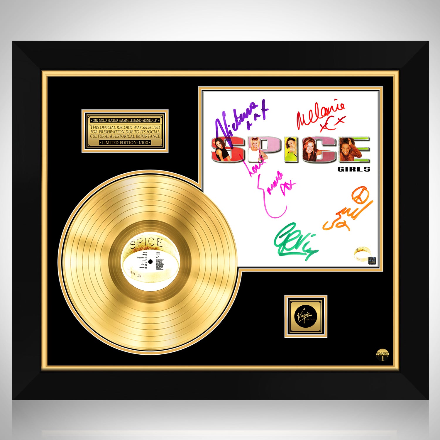 Spice Girls - Spice Gold LP Limited Signature Edition Custom Frame 