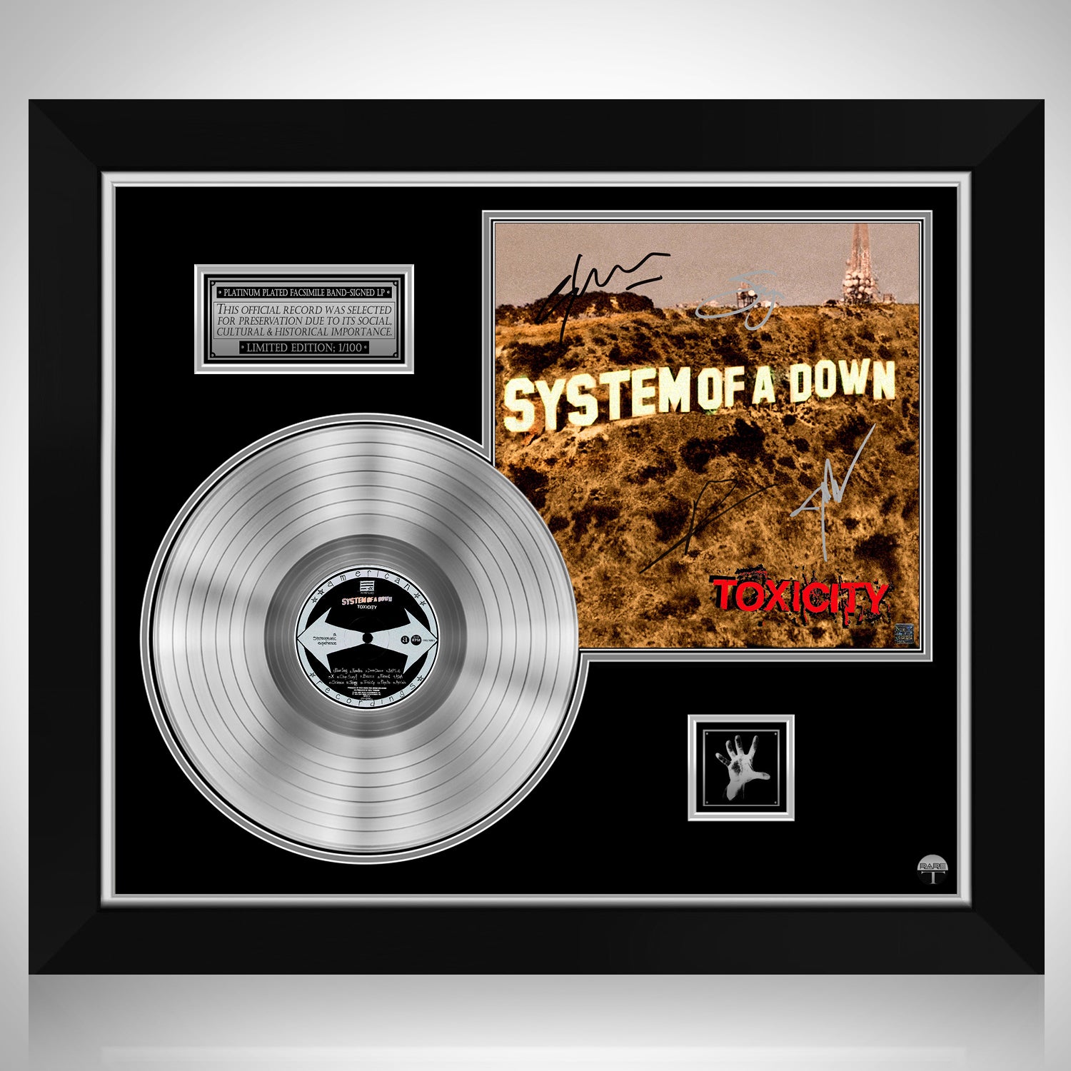 rytme Stien Alvorlig System of a Down - Toxicity Platinum LP Limited Signature Edition Custom  Frame | RARE-T