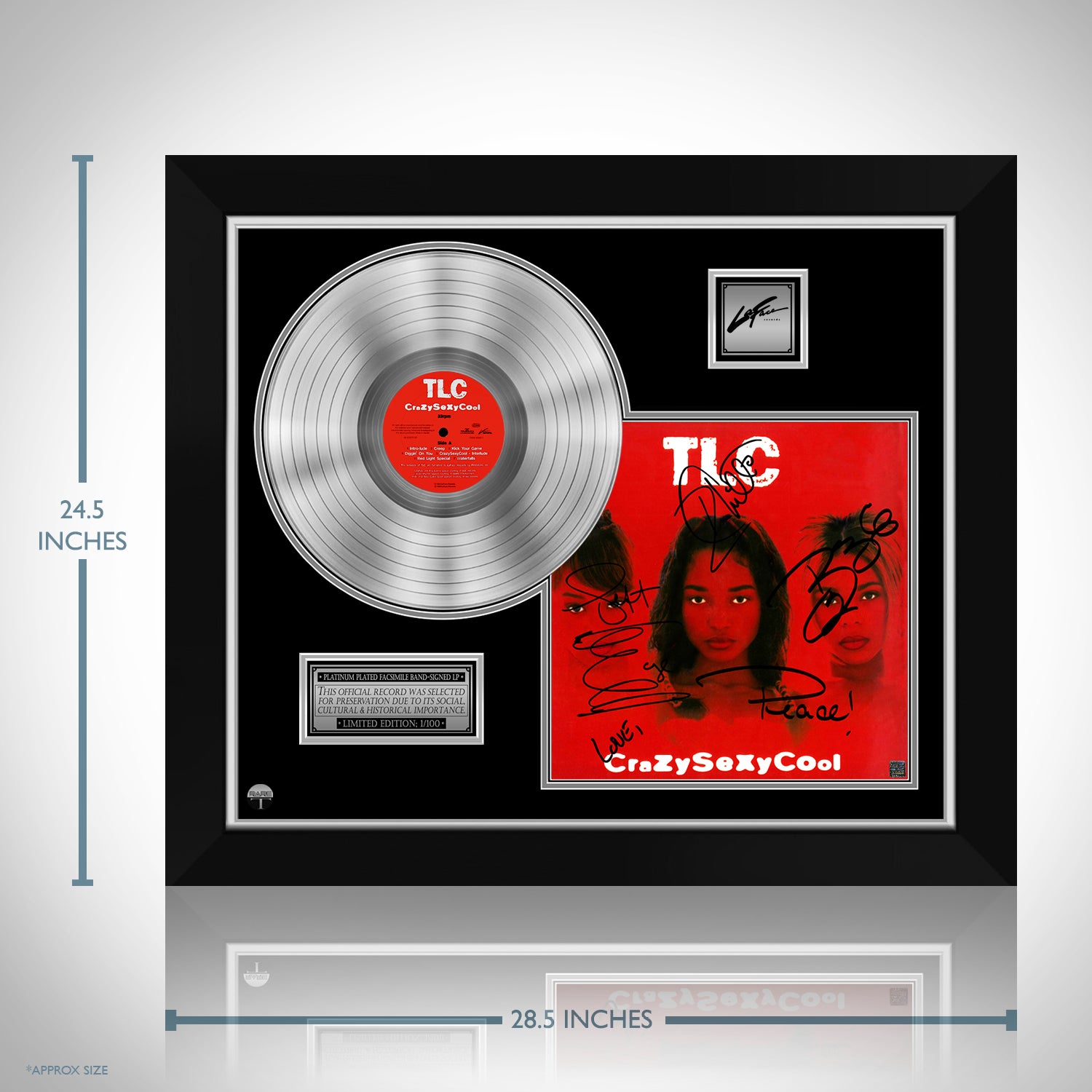 TLC Crazy Sexy Cool Platinum LP Limited Signature Edition Custom 