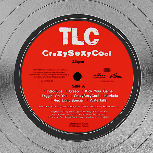 TLC Crazy Sexy Cool Platinum LP Limited Signature Edition Custom 