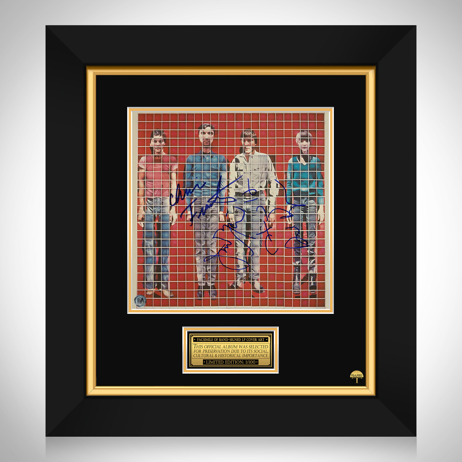 Talking Heads More Songs About Buildings And Food Cover Limited Signature Edition Custom Frame