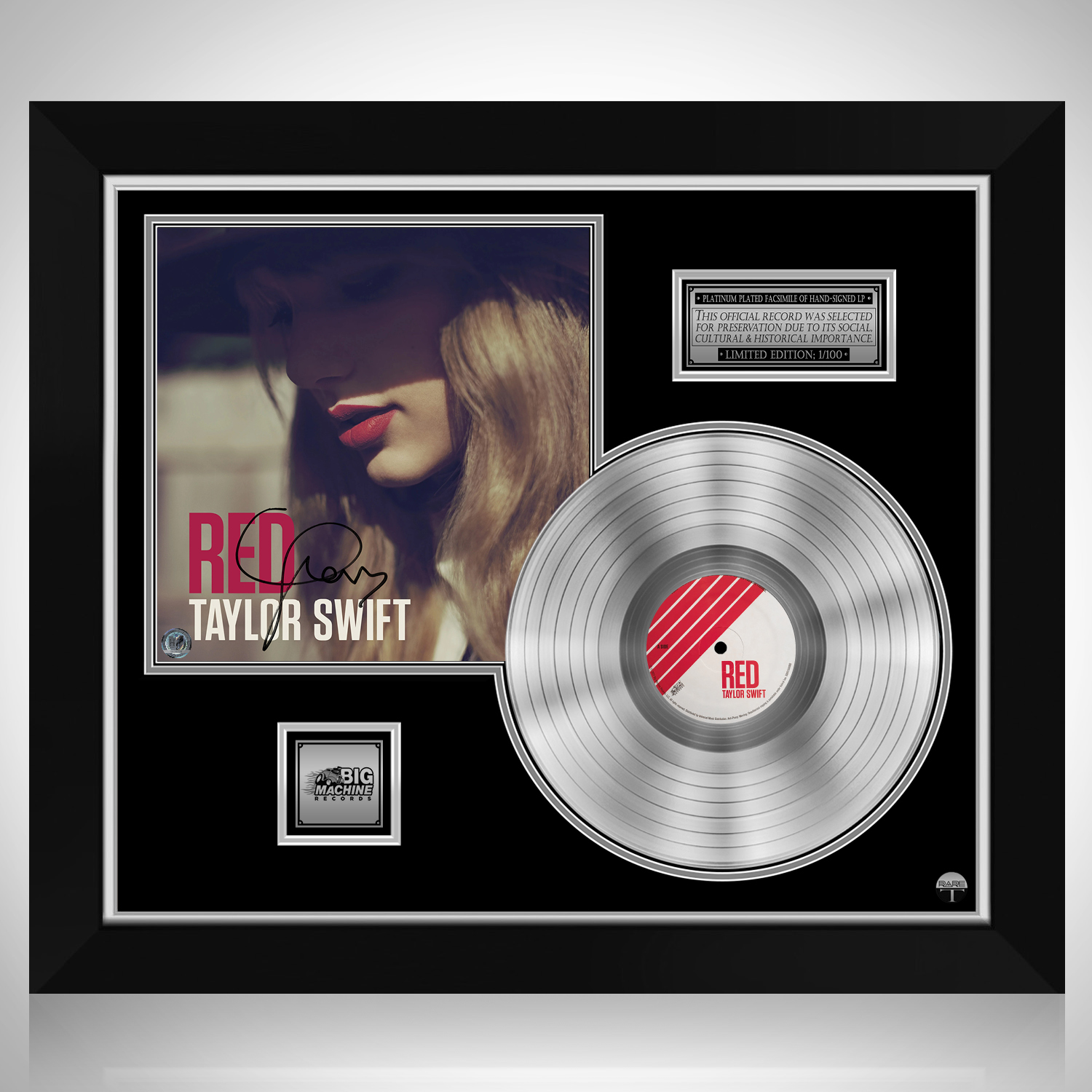 Taylor Swift - Reputation Platinum LP Limited Signature Edition Custom  Frame