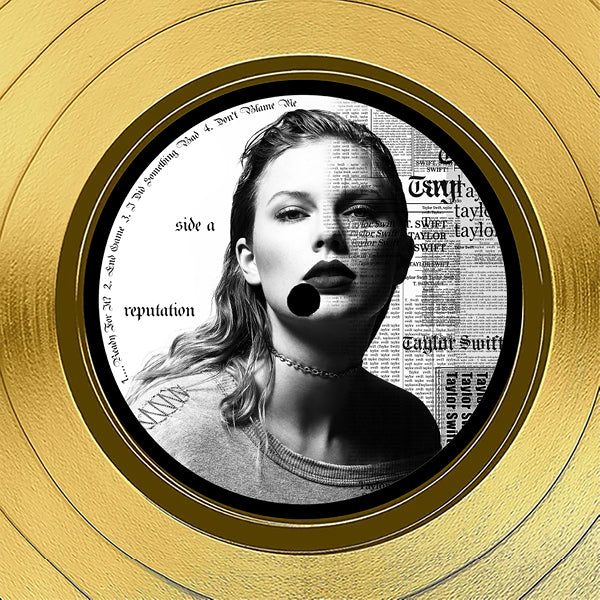 Taylor Swift - Reputation Gold LP Limited Signature Edition Custom 