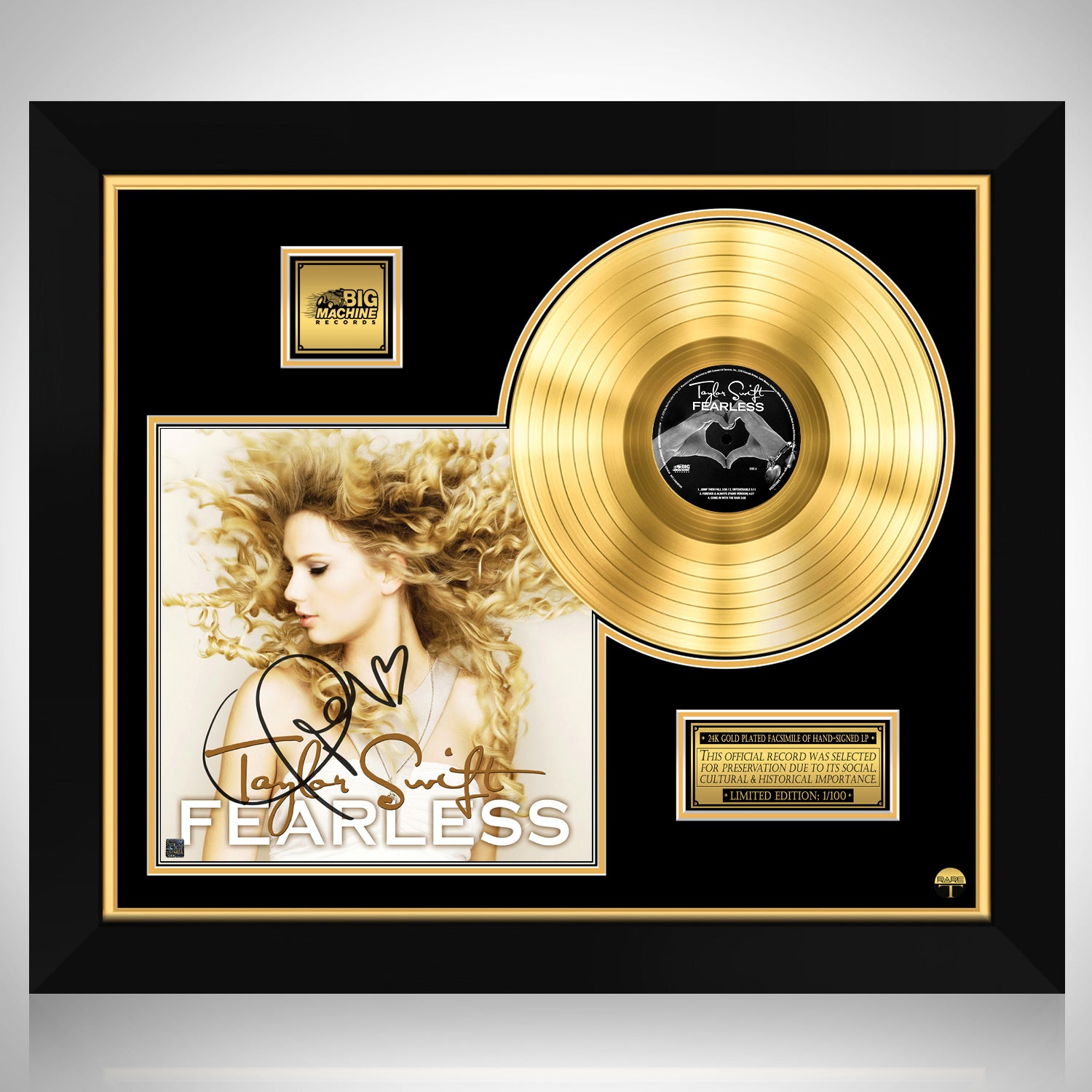 Taylor Swift Signed CD – Rebel Rock Art