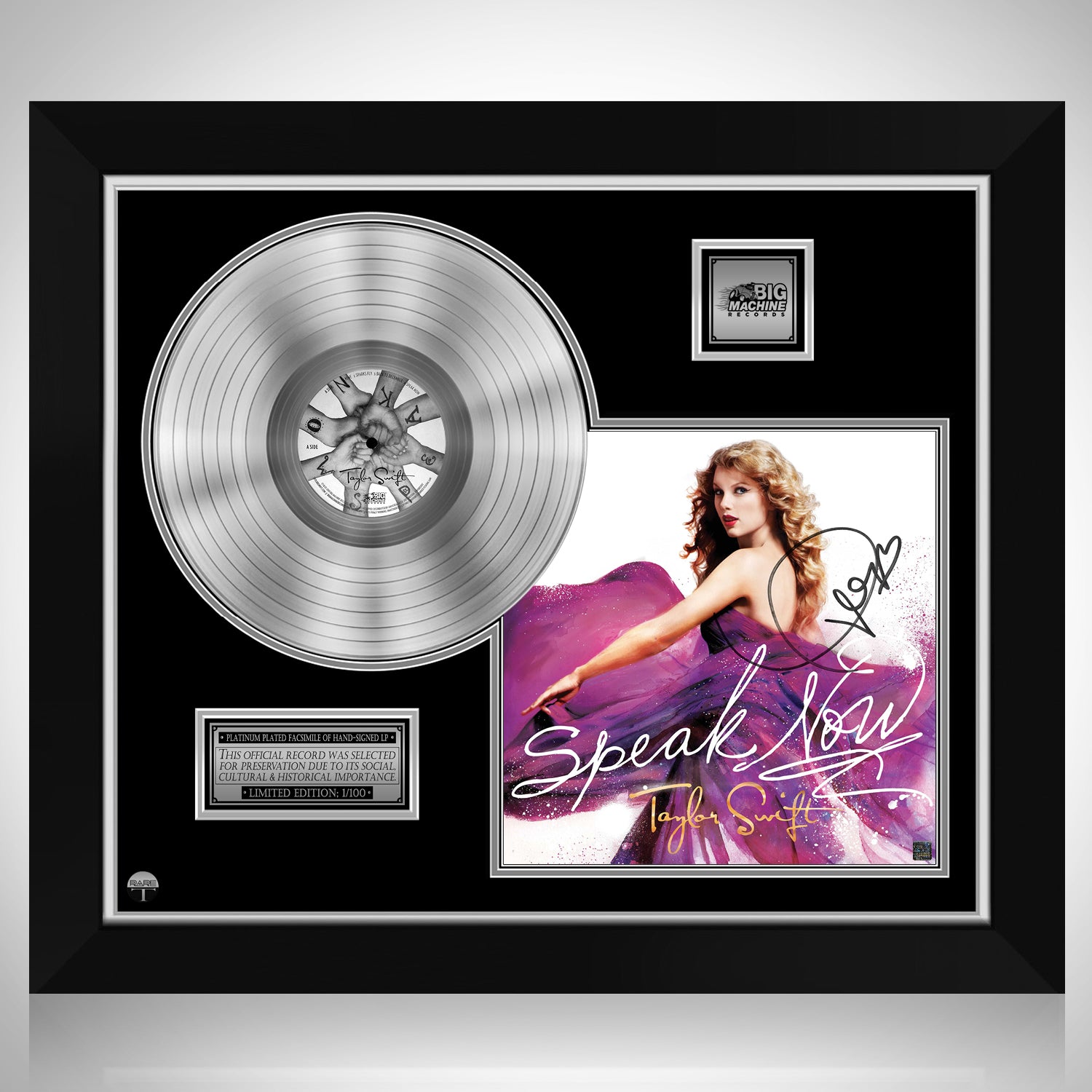 Taylor Swift - Reputation Platinum LP Limited Signature Edition Custom  Frame