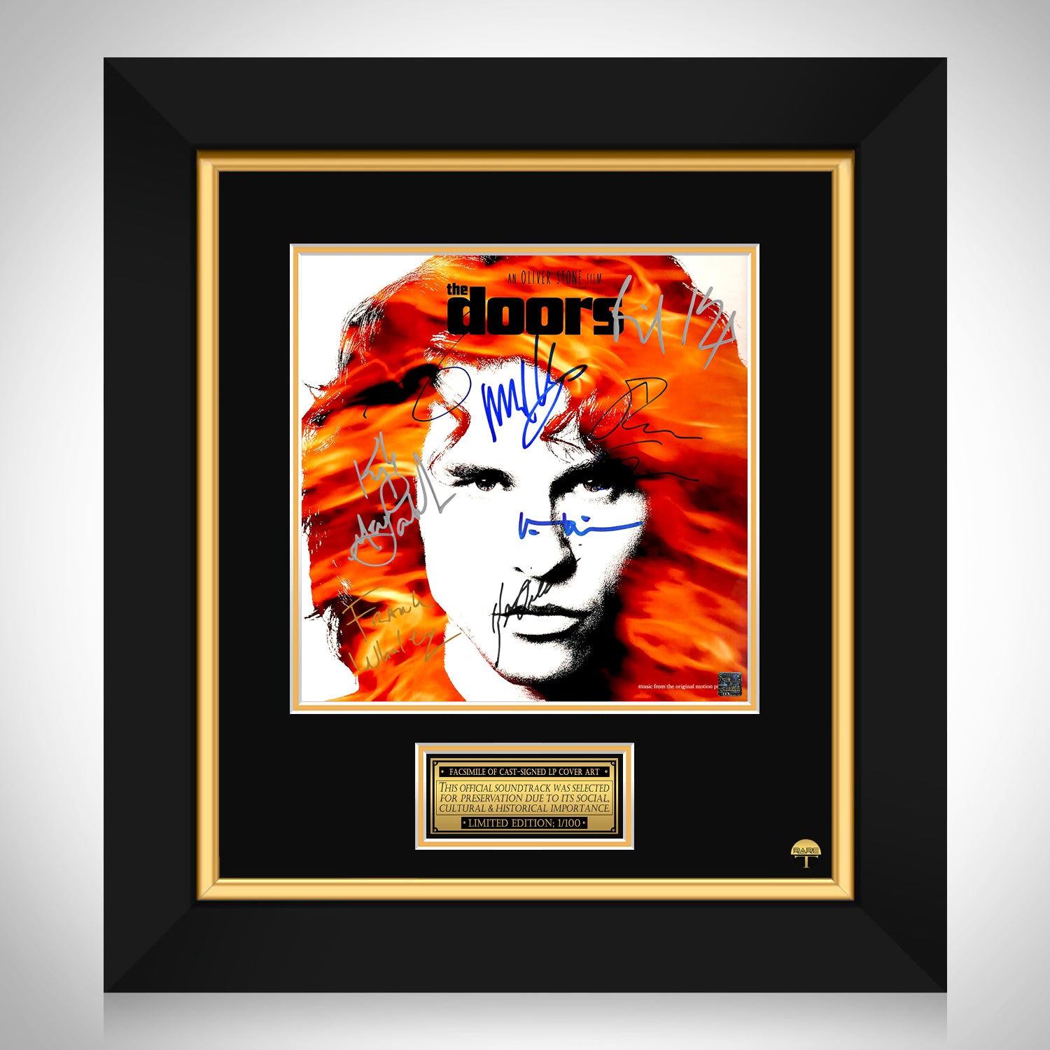 The Doors - Soundtrack LP Cover Limited Signature Edition Custom Frame ...