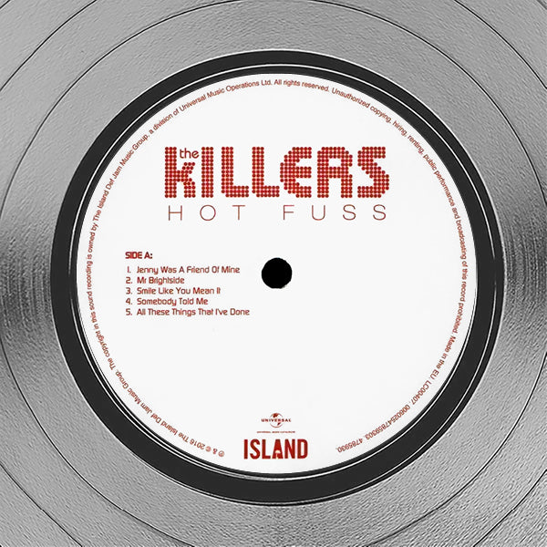 The Killers - Hot Fuss Platinum LP Limited Signature Edition 