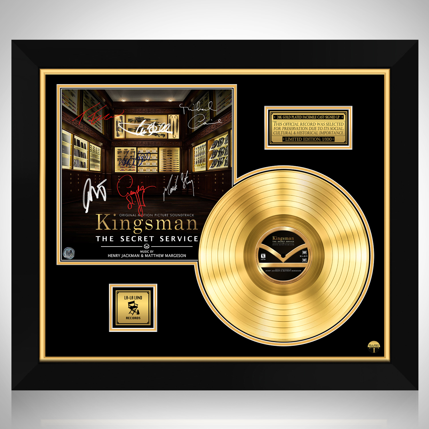 The Kingsman: The Secret Service Soundtrack Gold LP Limited 
