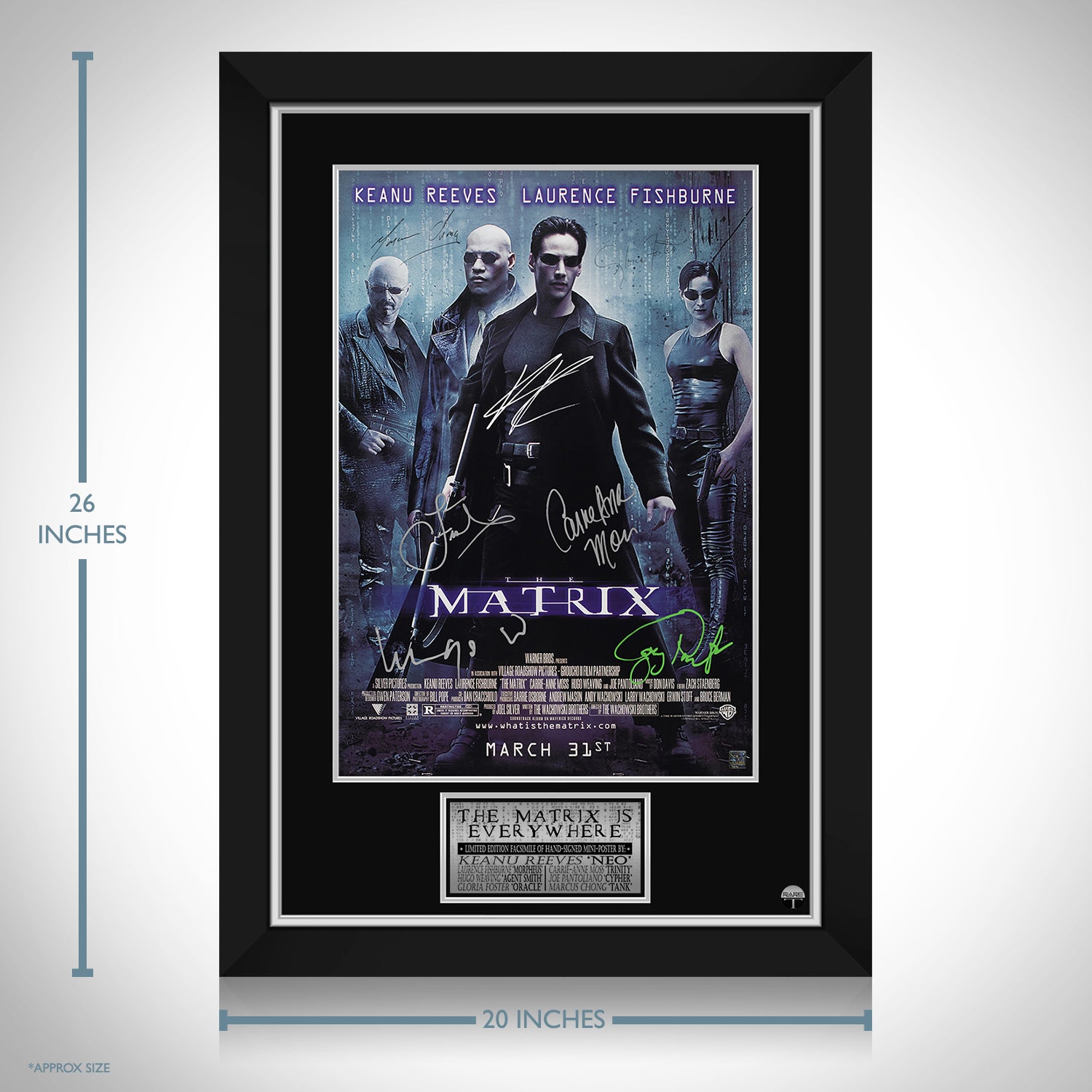 The Matrix Movie cheapest Poster Framed