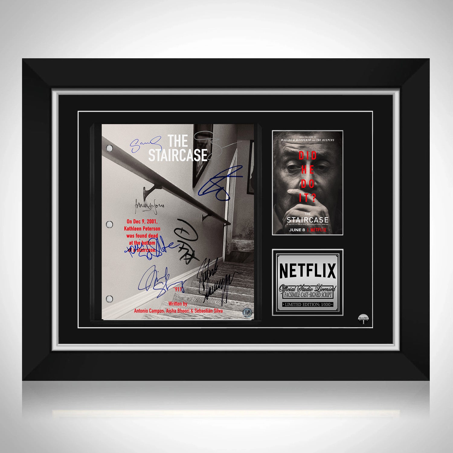 The Staircase Script Limited Signature Edition Custom frame | RARE-T