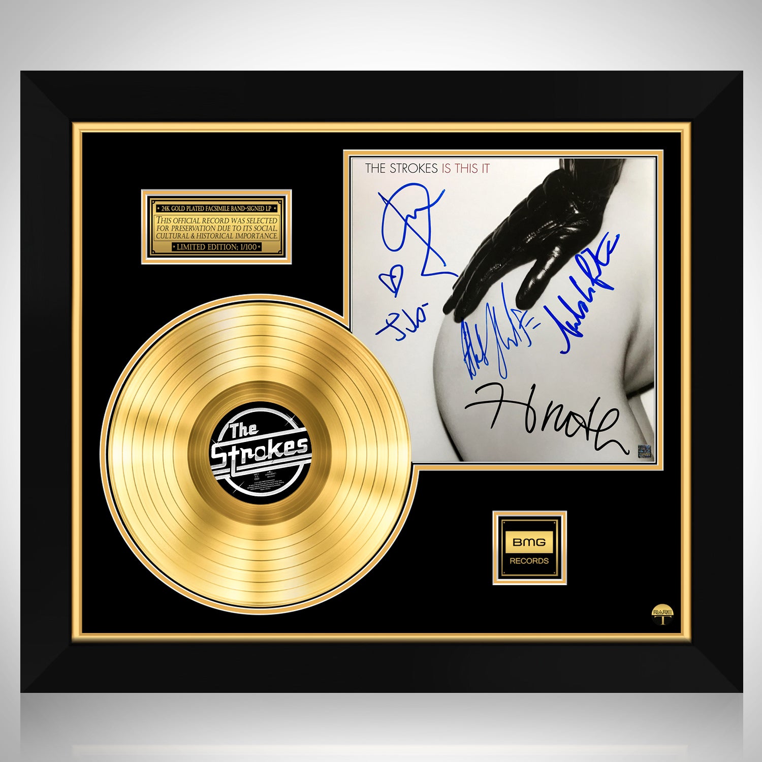 The Strokes Is This It Gold LP Limited Signature Edition Custom 