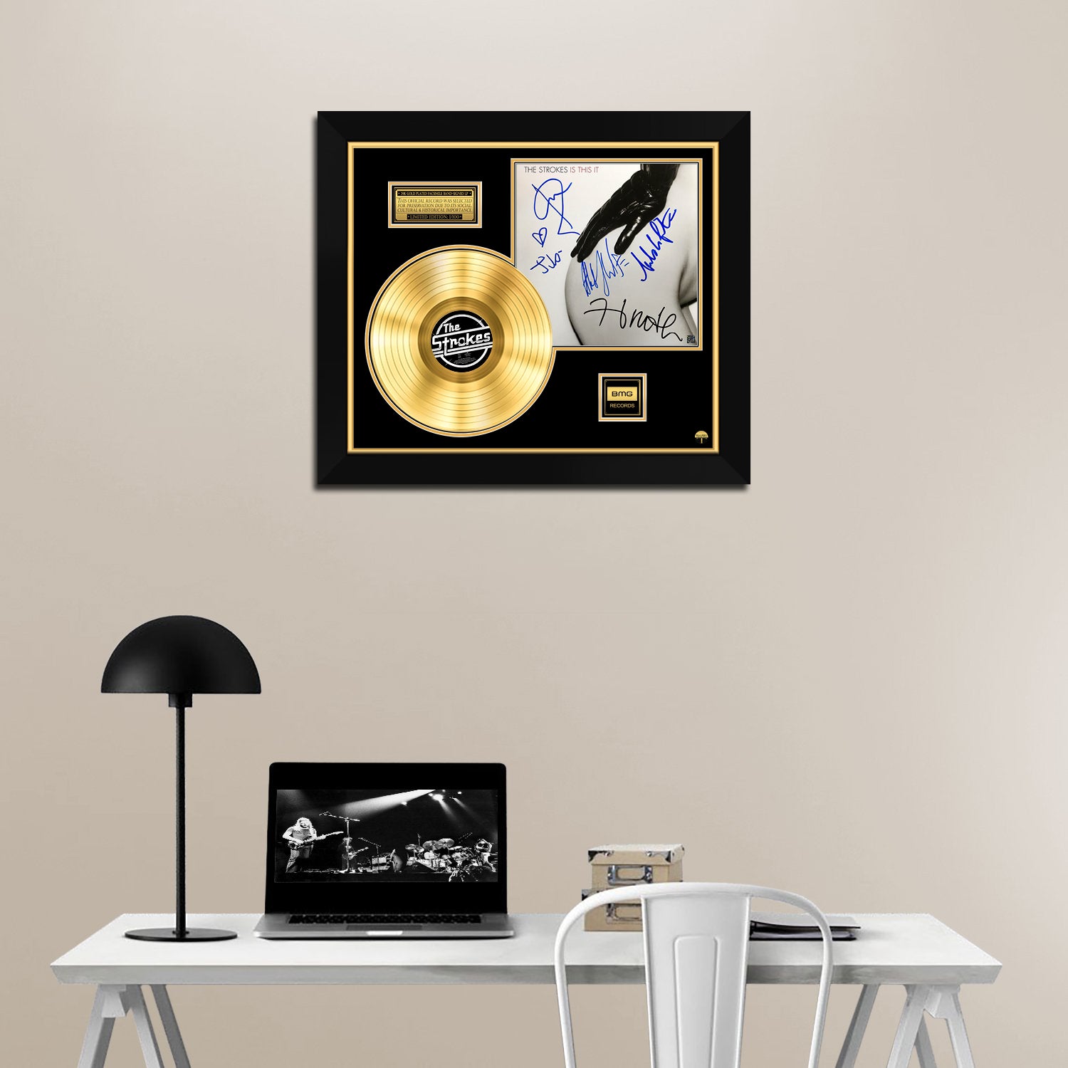 The Strokes Is This It Gold LP Limited Signature Edition Custom