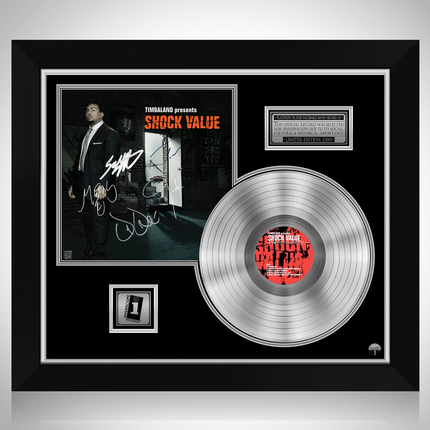 Timbaland - Shock Value Platinum LP Limited Signature Edition