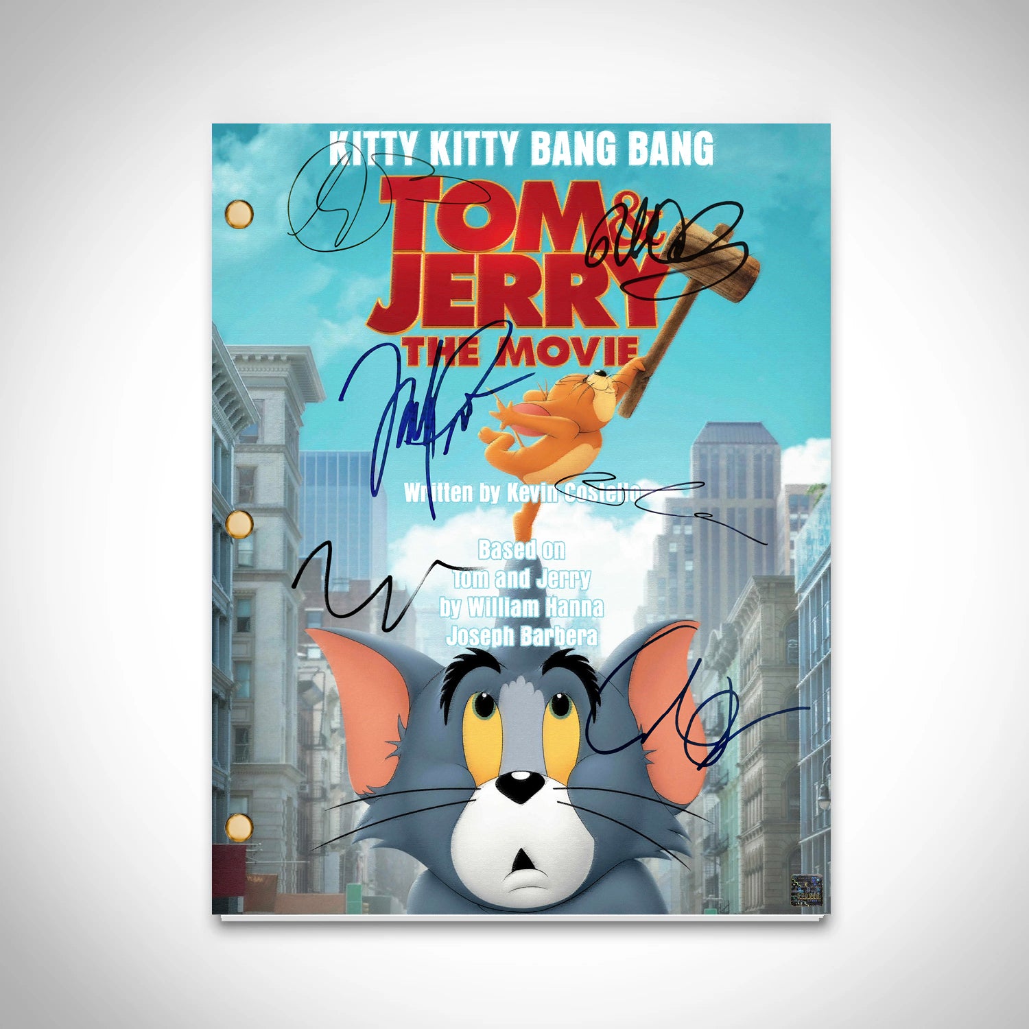 Tom & Jerry: The Movie 2021 Script Limited Signature Edition Custom frame |  RARE-T