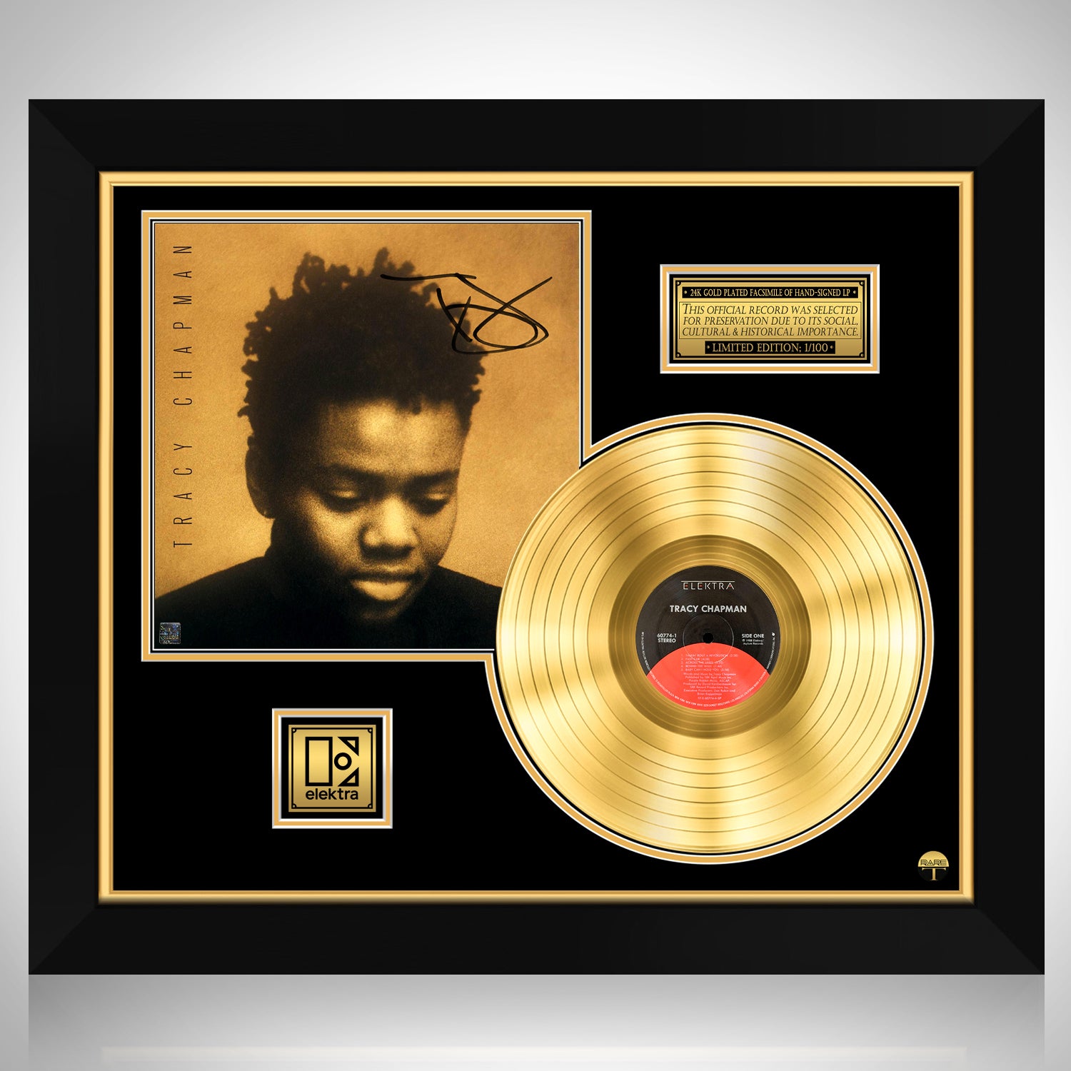 Tracy Chapman Self-titled Gold LP Limited Signature Edition Custom 
