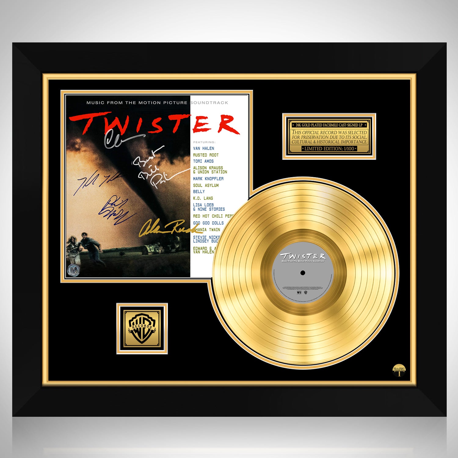 Twister Original Motion Picture Soundtrack Gold LP Limited Signature