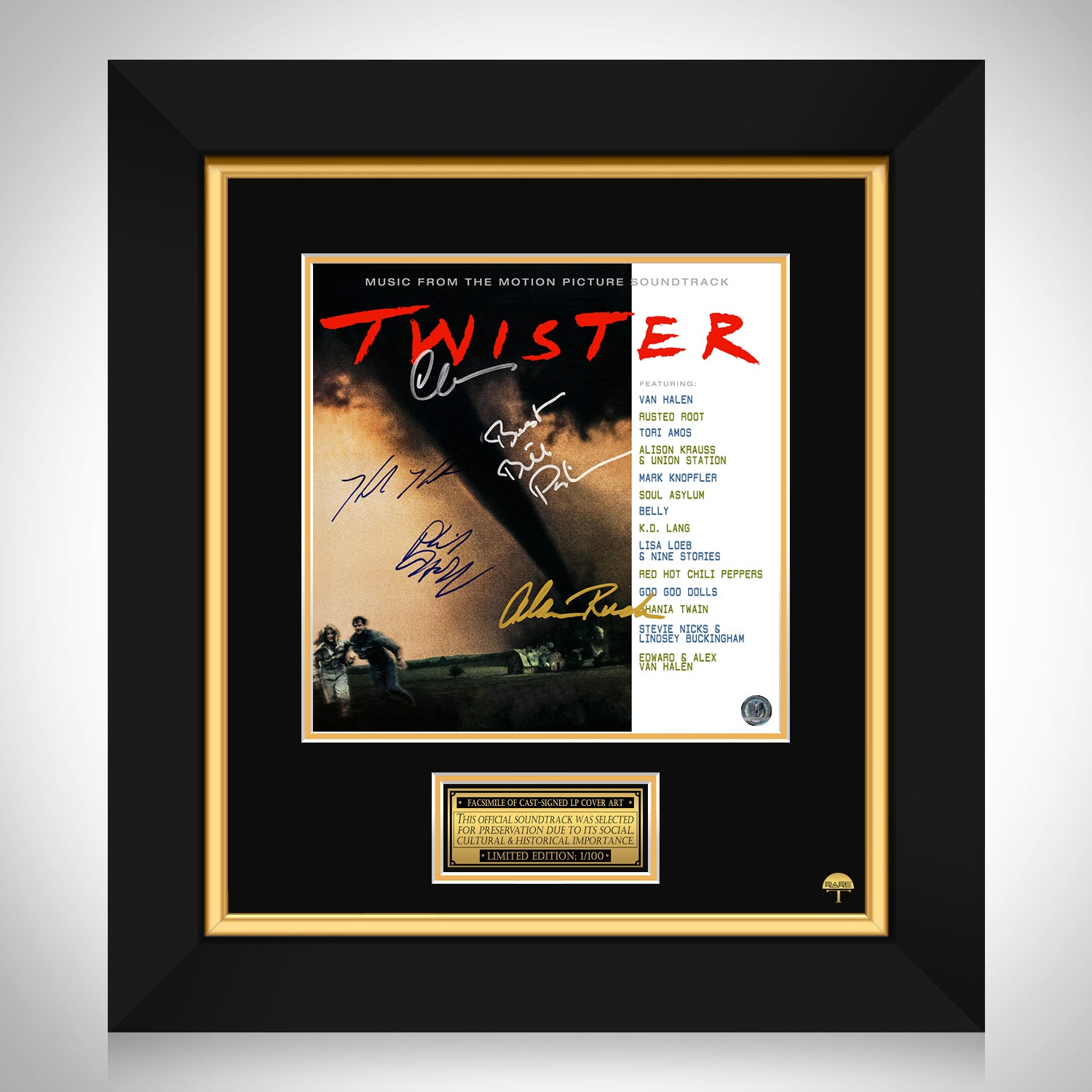 Twister Original Motion Picture Soundtrack LP Cover Limited Signature