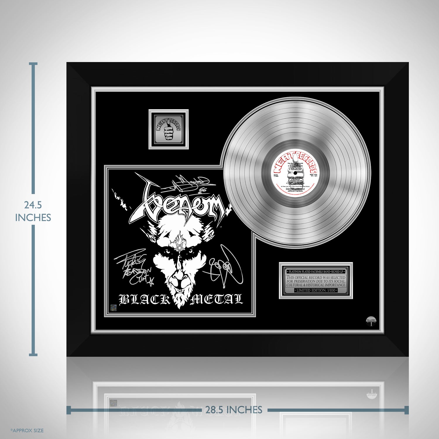 Venom - Black Metal Platinum LP Limited Signature Edition Custom 