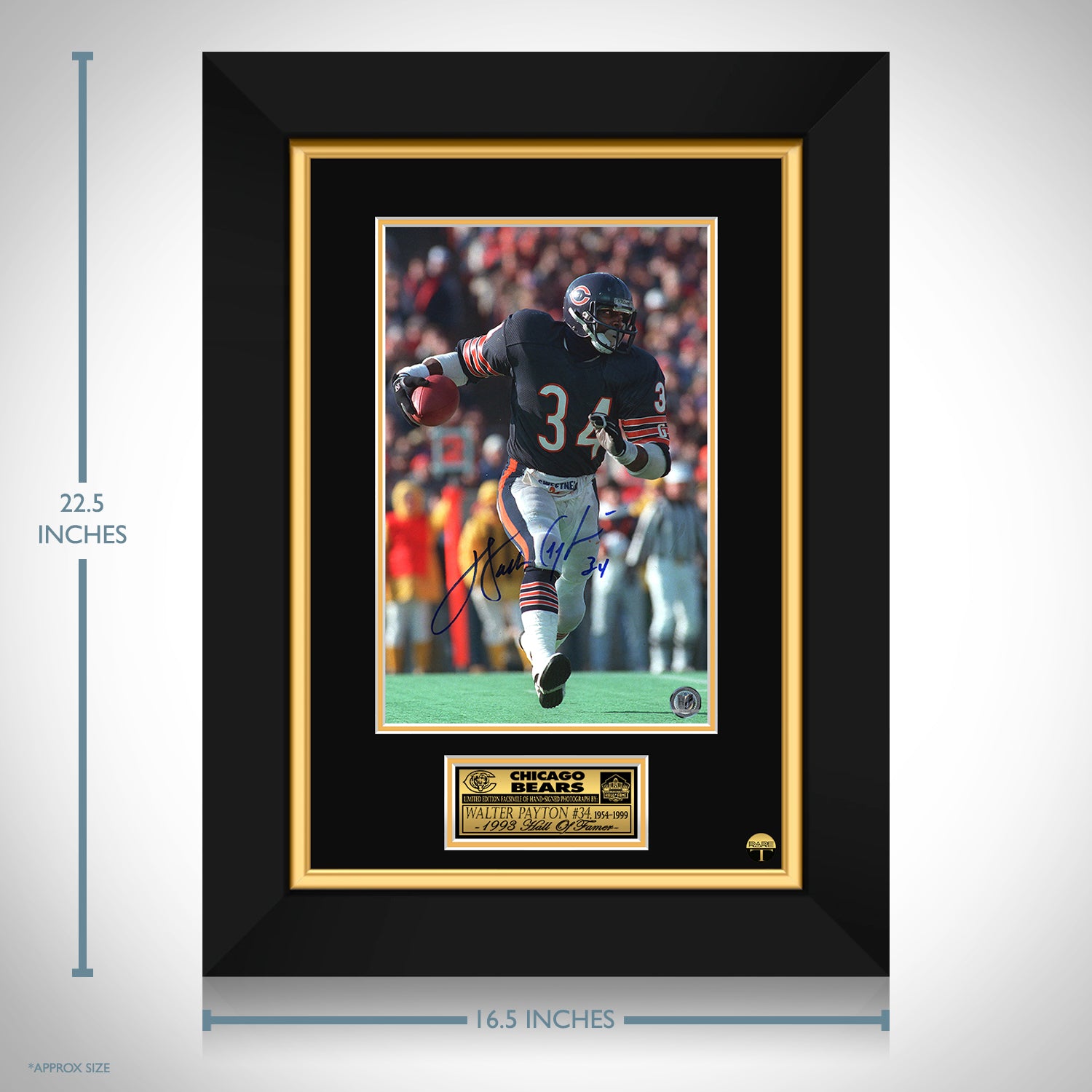 Chicago Bears - Walter Payton Limited Signature Edition Custom Frame