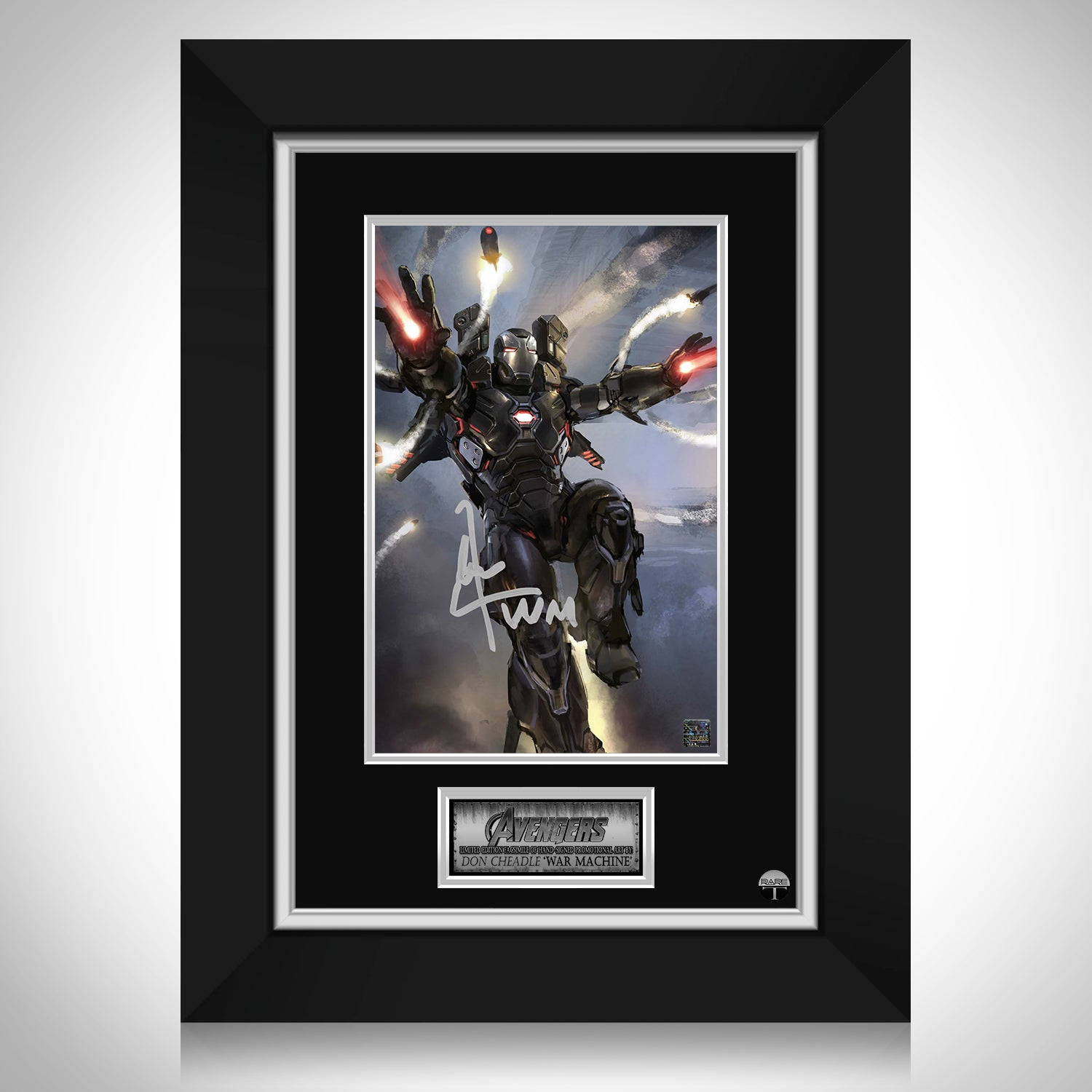 War Machine Promotional Art Limited Signature Edition Custom Frame | RARE-T