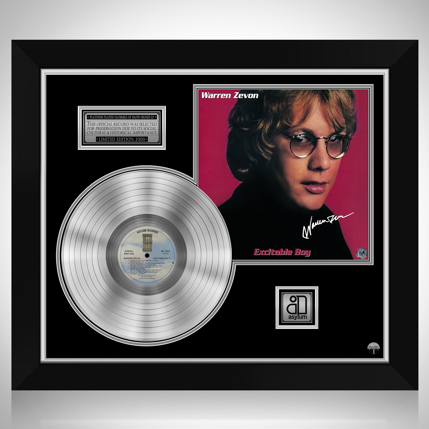 Warren Zevon - Excitable Boy Platinum LP Limited Signature Edition ...