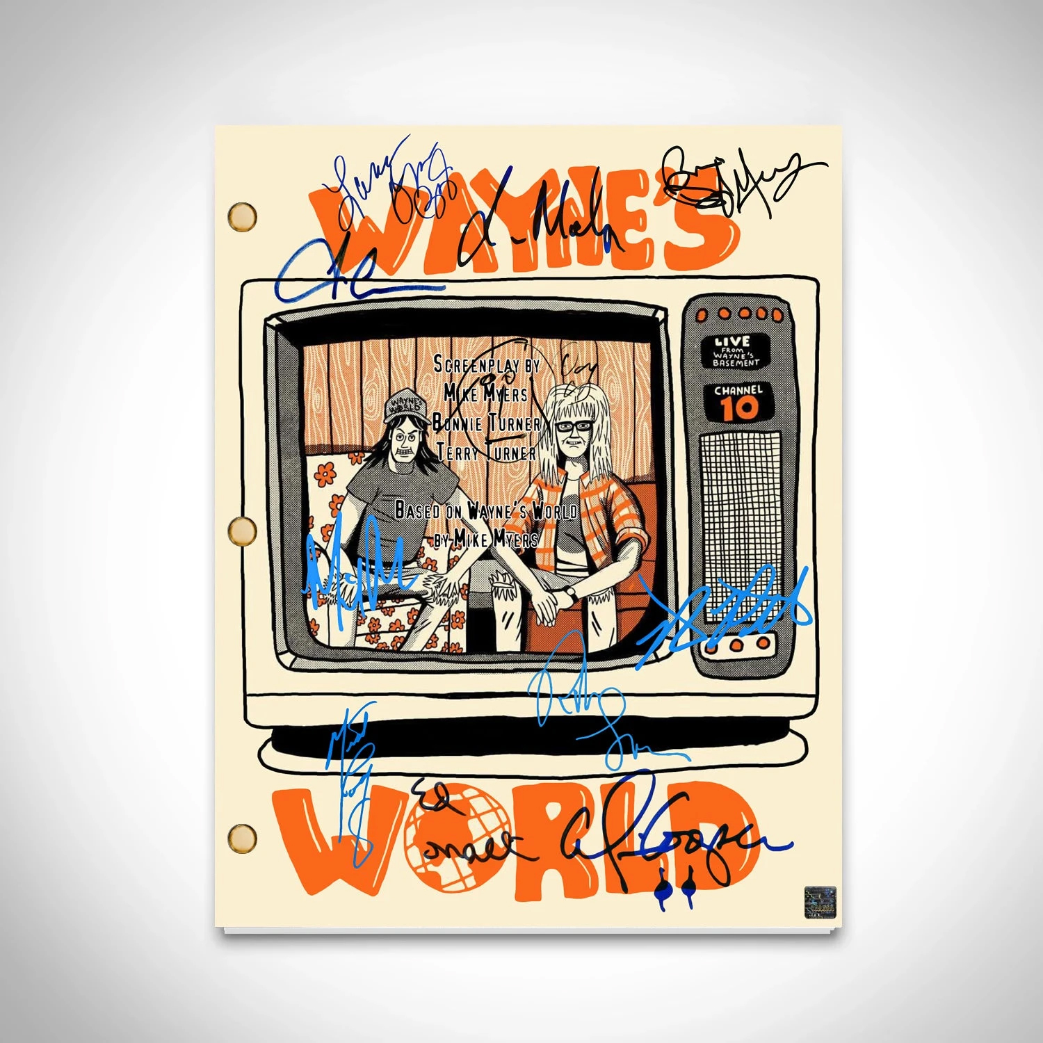 Waynes World Transcript Limited Signature Edition Rare T 5391