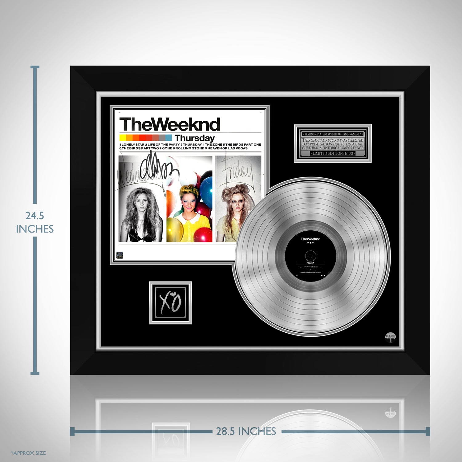 The Weeknd - Thursday Platinum LP Limited Signature Edition Custom