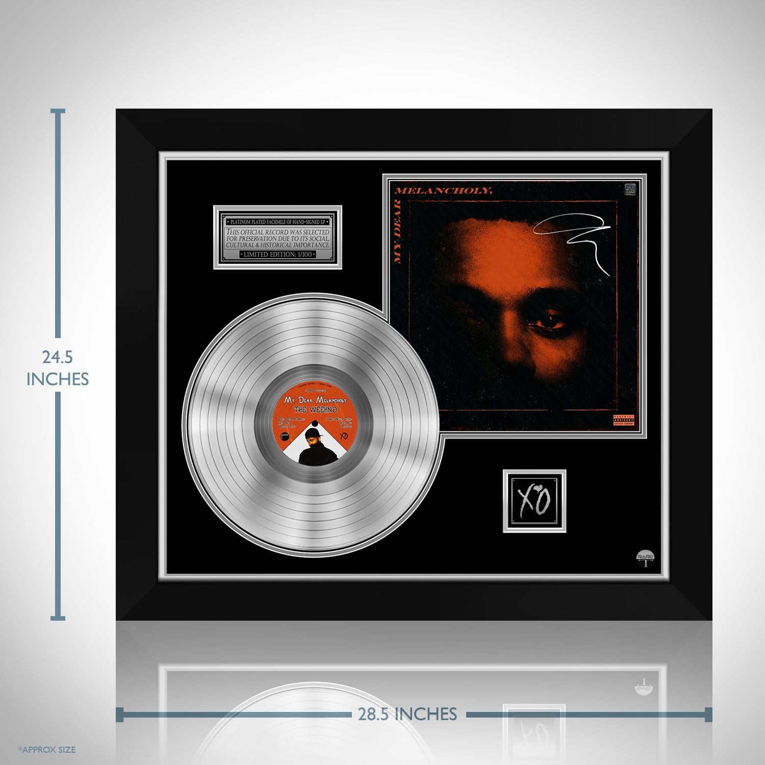 The Weeknd My Dear Melancholy Platinum LP Limited Signature 