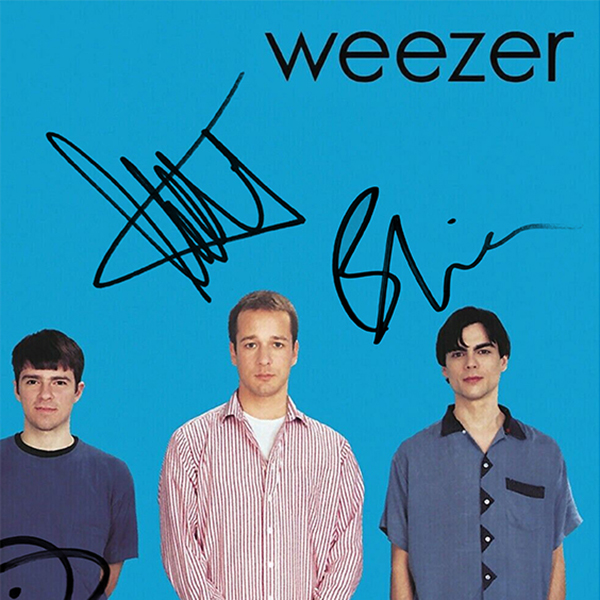 Weezer - The Blue Album Gold LP Limited Signature Edition Custom 