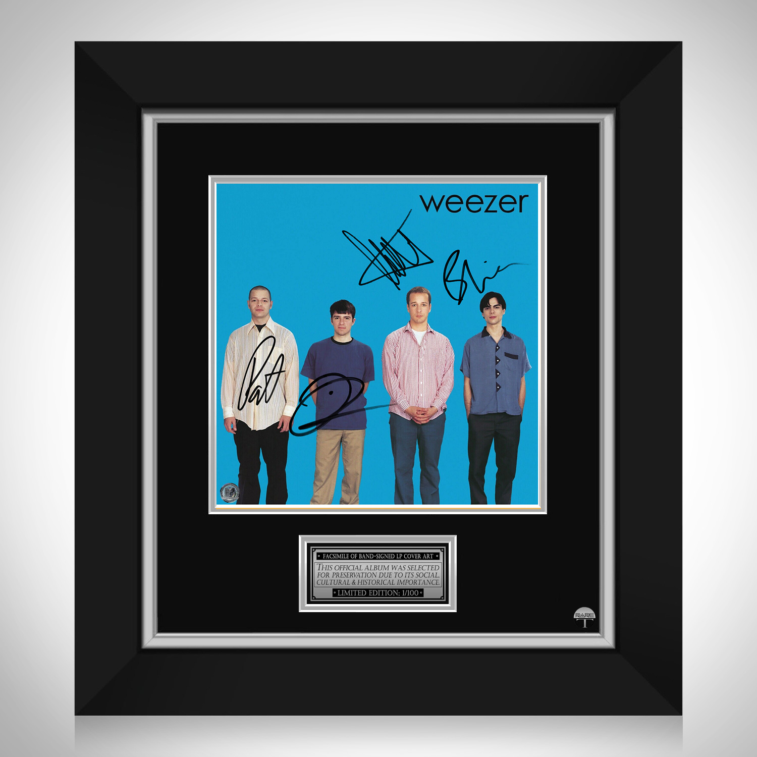 Weezer - The Blue Album LP Cover Limited Signature Edition 