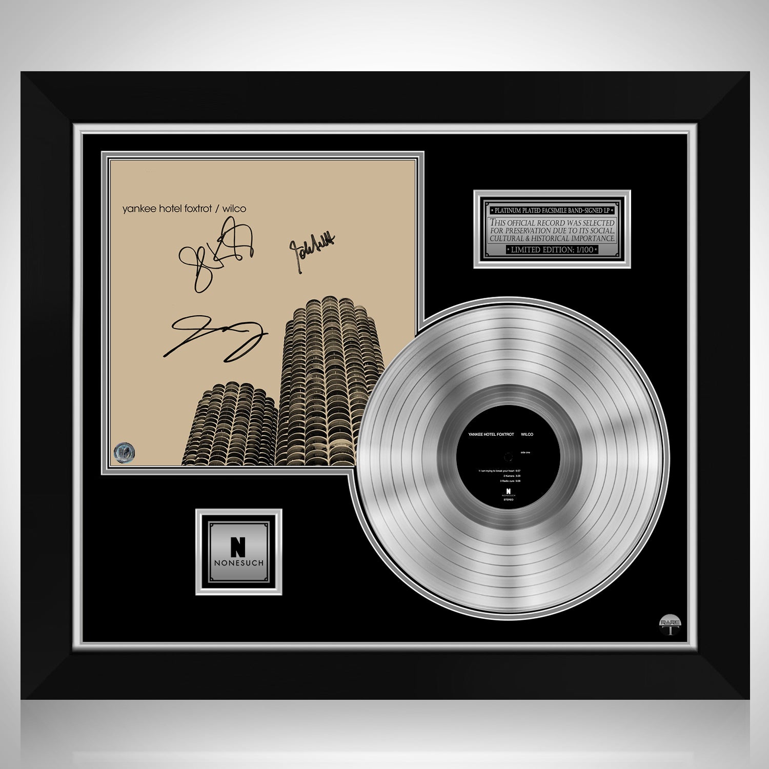 Wilco - Yankee Hotel Foxtrot Platinum LP Limited Signature Edition ...