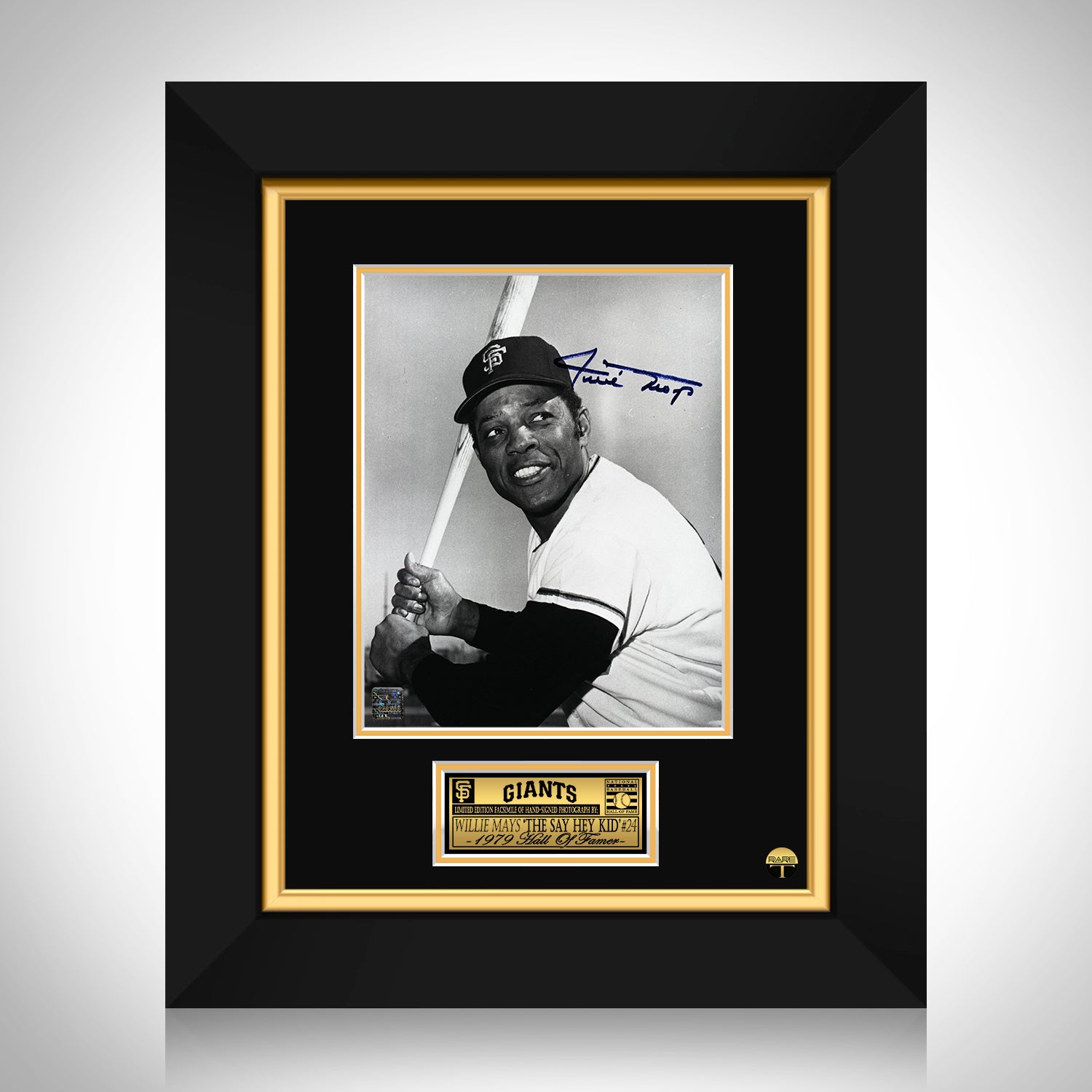 Willie Mays  San Francisco Giants, Hall of Fame Autographed Grey