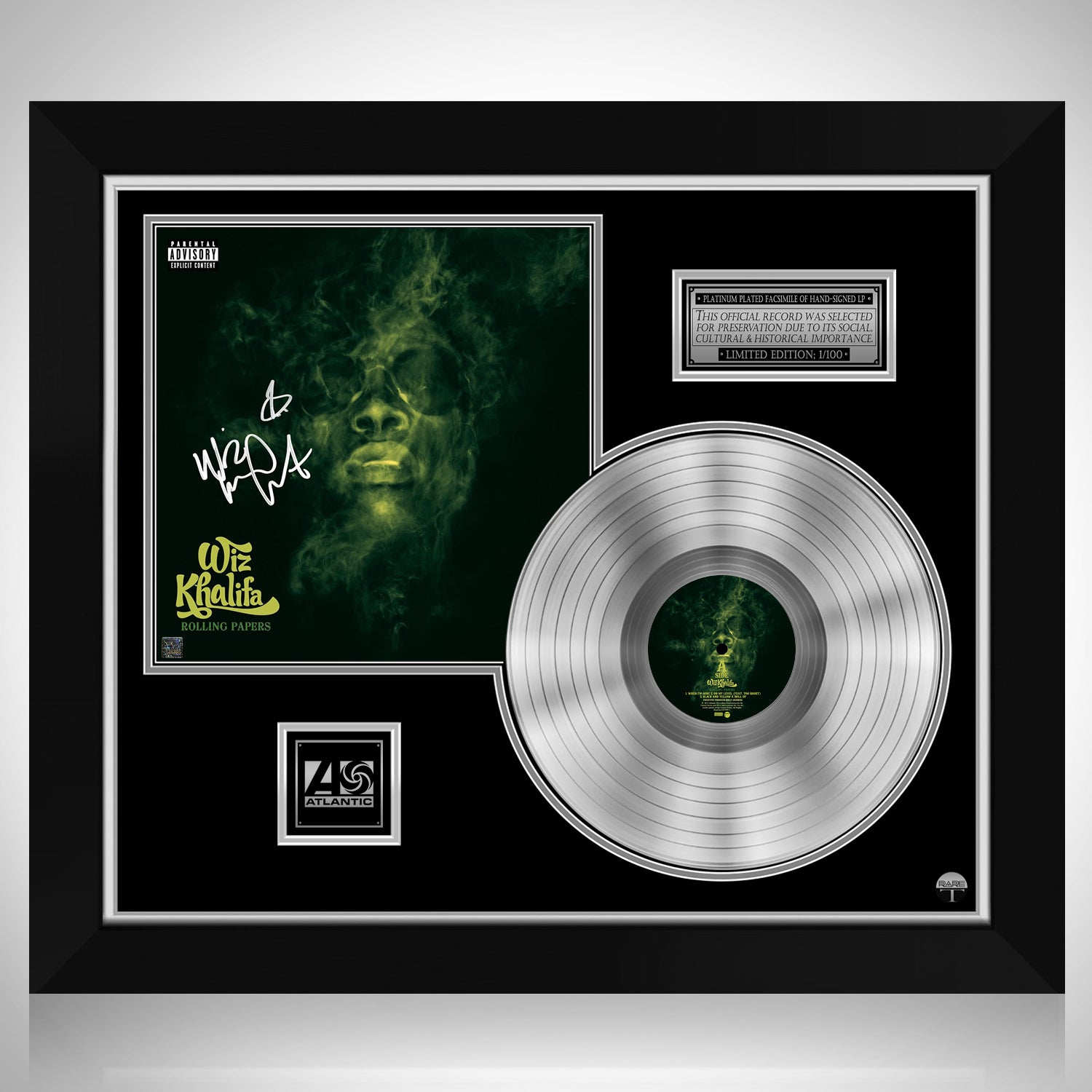 Wiz Khalifa - Rolling Papers Platinum LP Limited Signature Edition ...