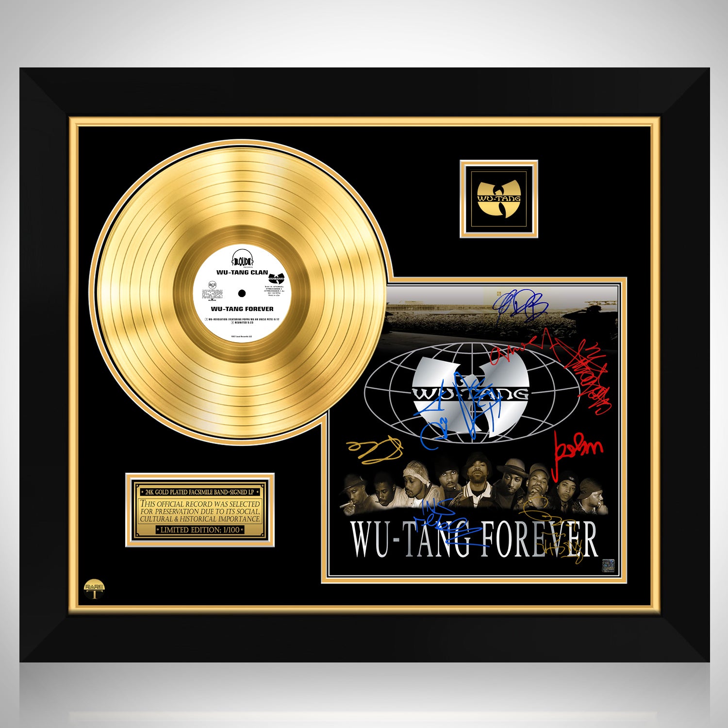 Wu-Tang Clan - Wu-Tang Forever Gold LP Limited Signature Edition 