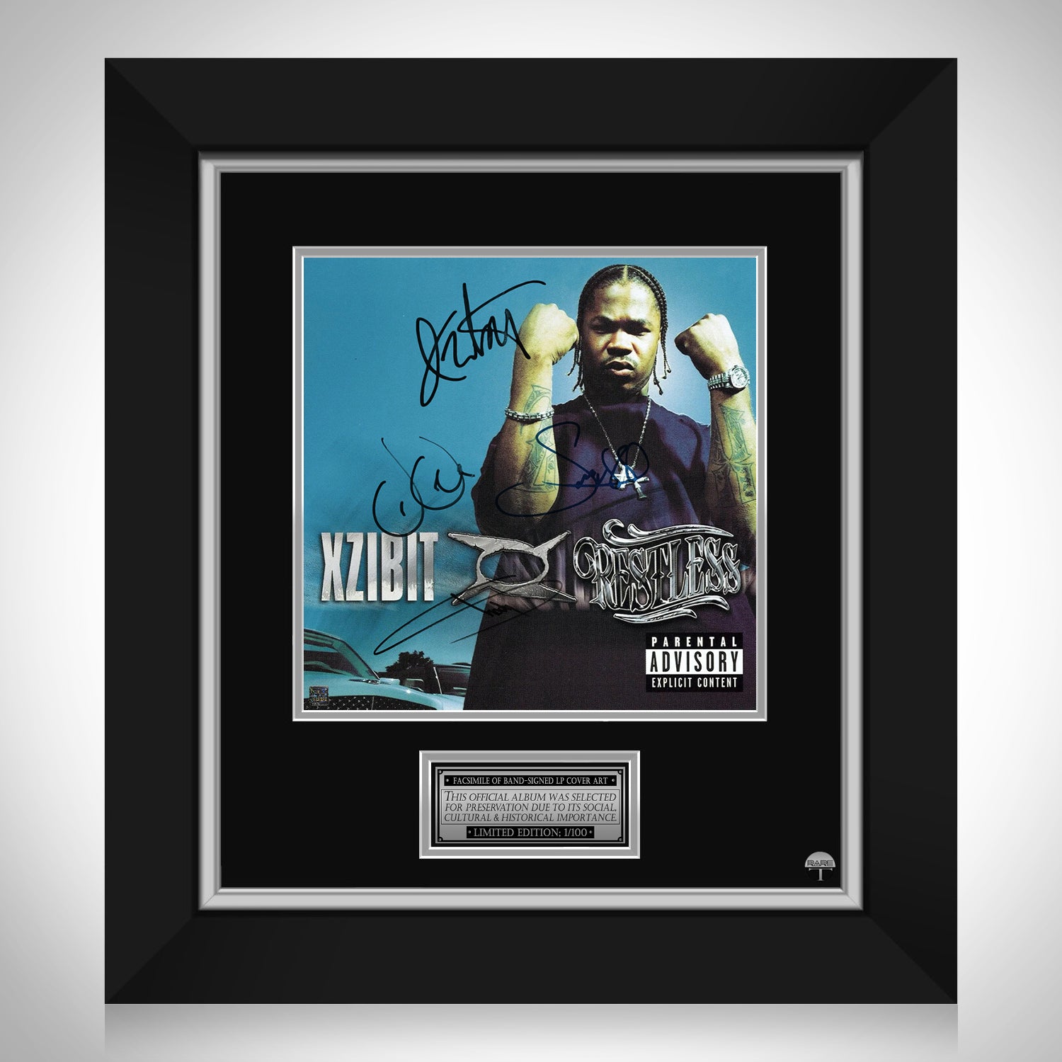 Xzibit - Restless LP Cover Limited Signature Edition Custom Frame | RARE-T