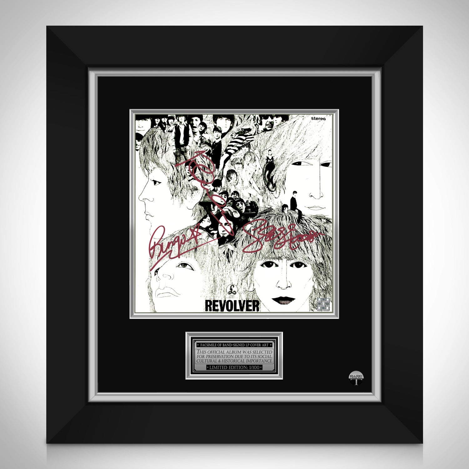 The Beatles Revolver Limited Signature Edition LP Cover Custom Frame ...